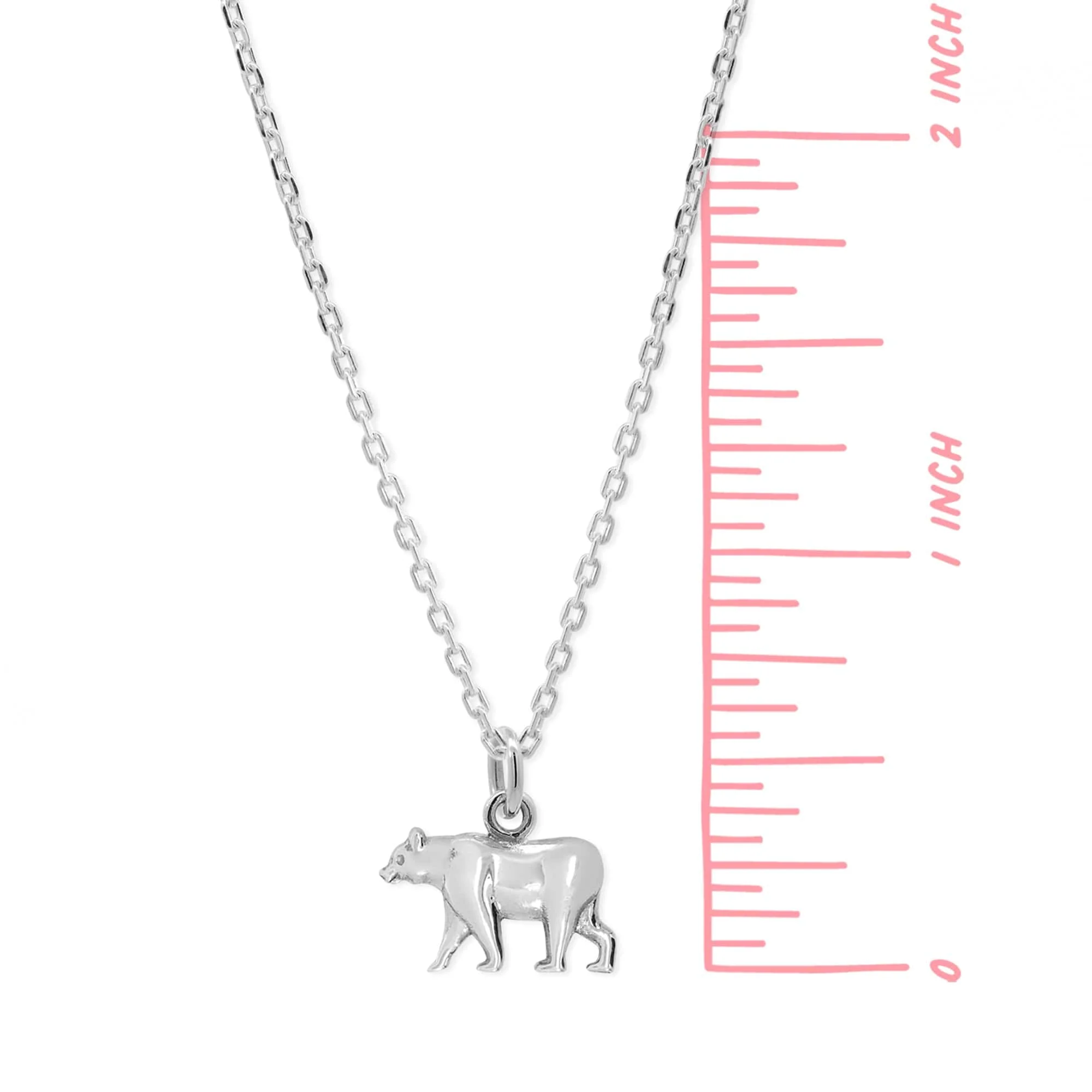 California Grizzly Bear Pendant Necklace - Image 14