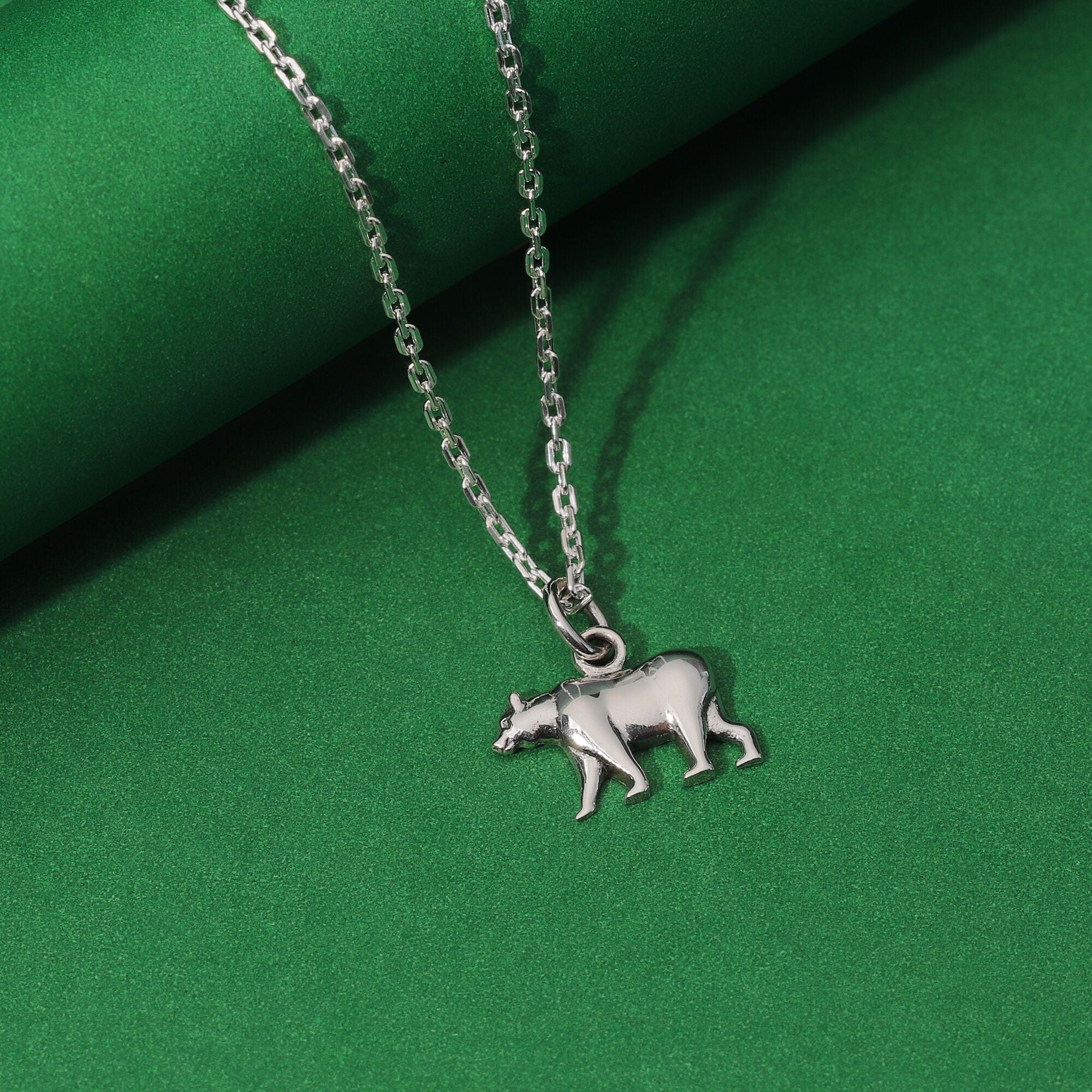 California Grizzly Bear Pendant Necklace - Image 6