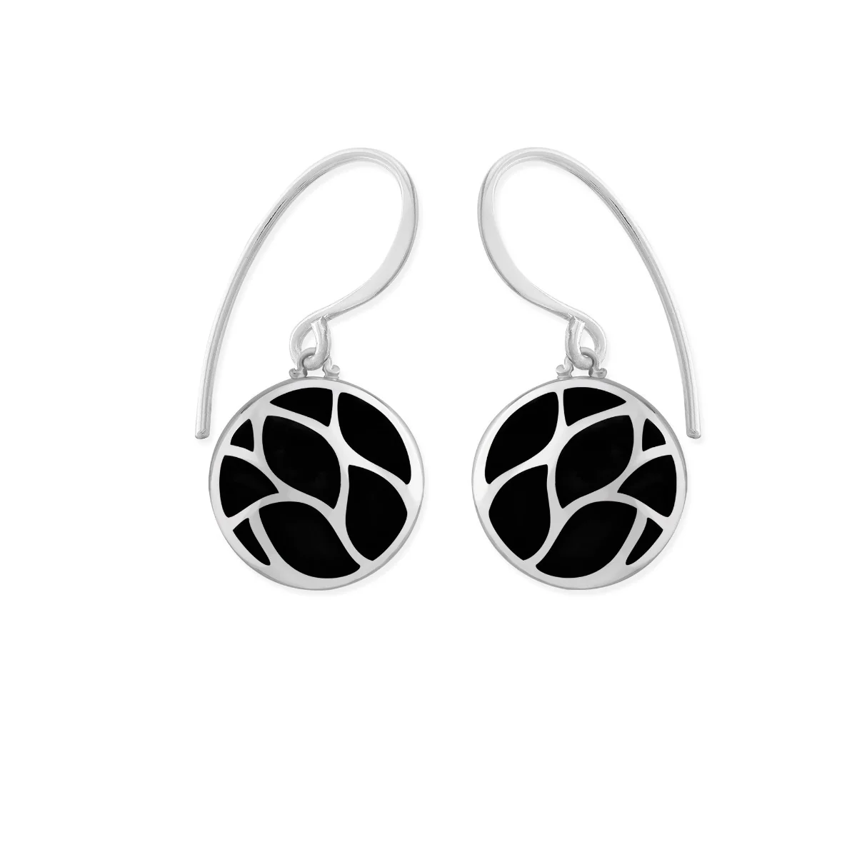 Round Dangle Earrings - Image 2