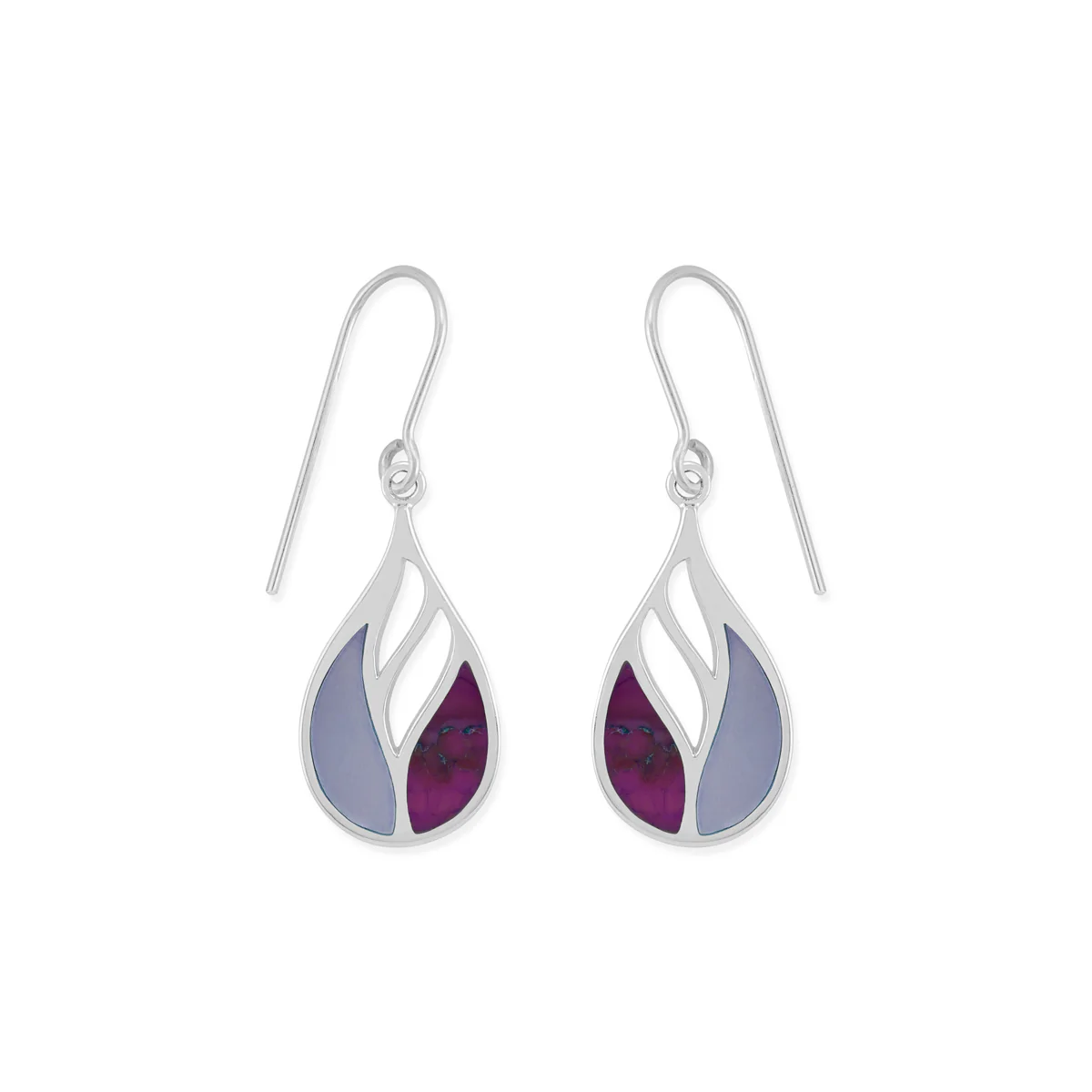 Lotus Dangle Earrings - Image 2
