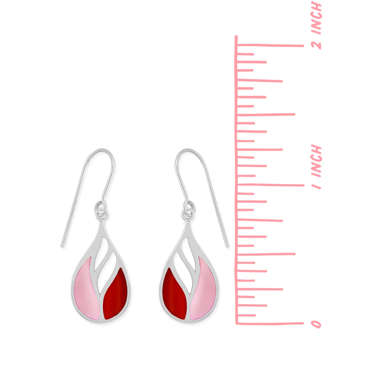 Lotus Dangle Earrings - Image 4