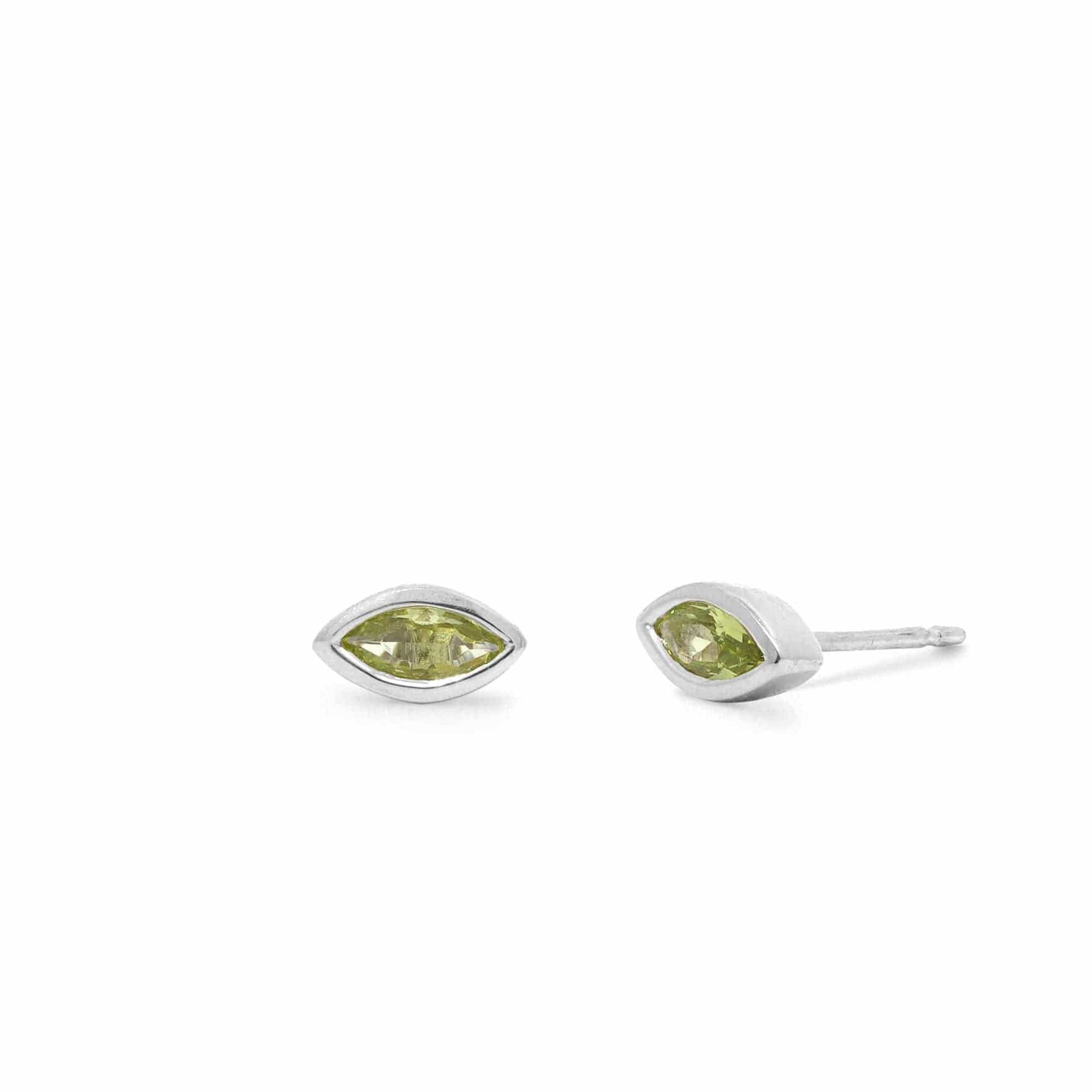 Clare Evil Eye Studs with Stone - Image 8
