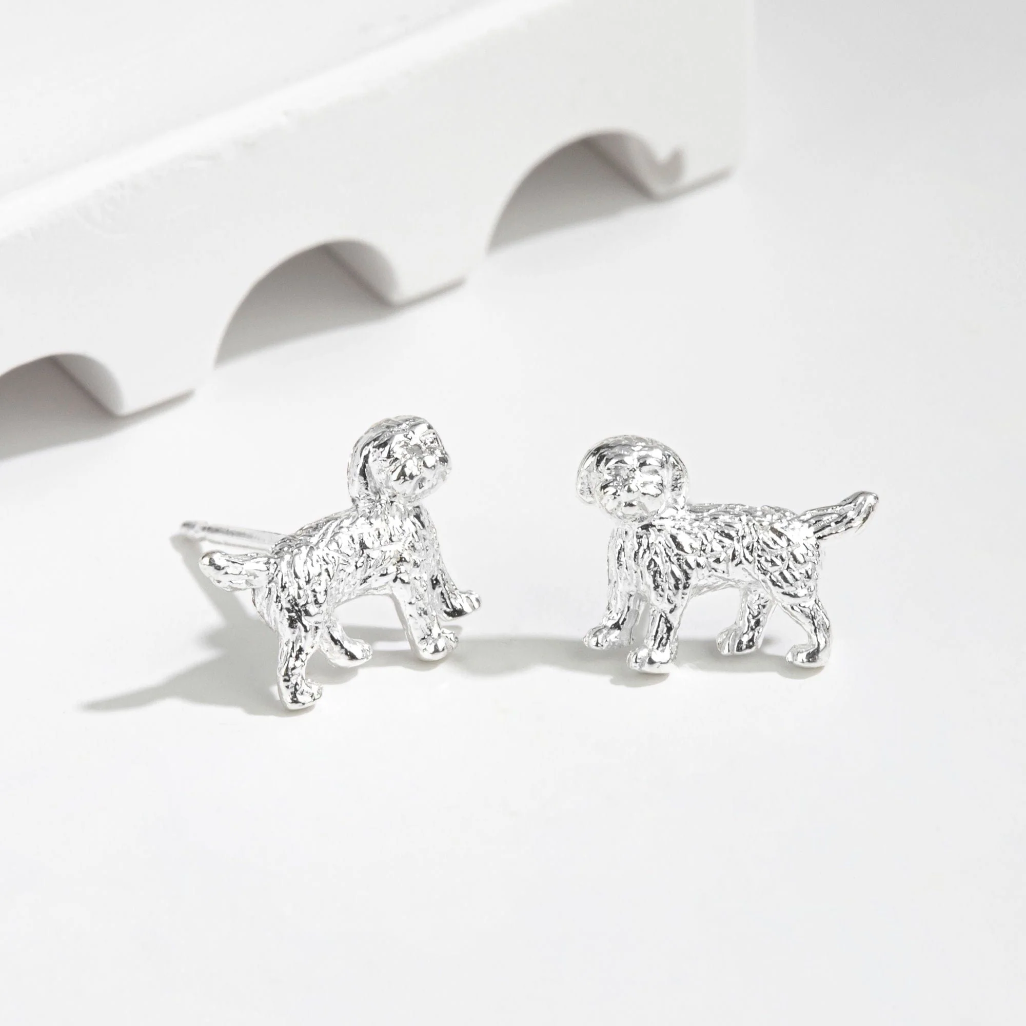 Cockapoo Dog Stud Earrings - Image 3