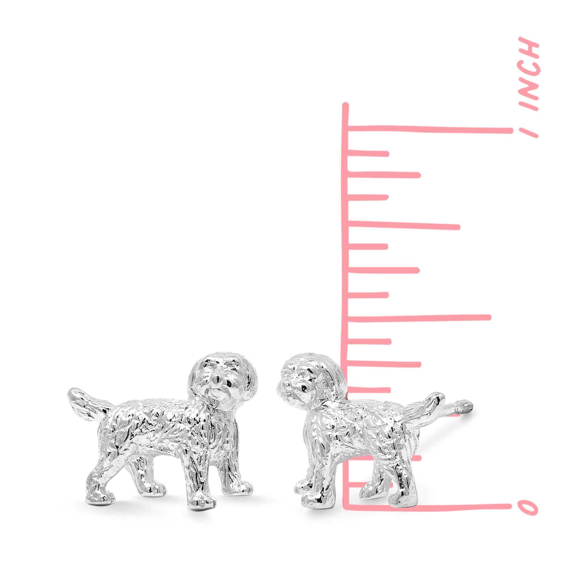 Cockapoo Dog Stud Earrings - Image 4