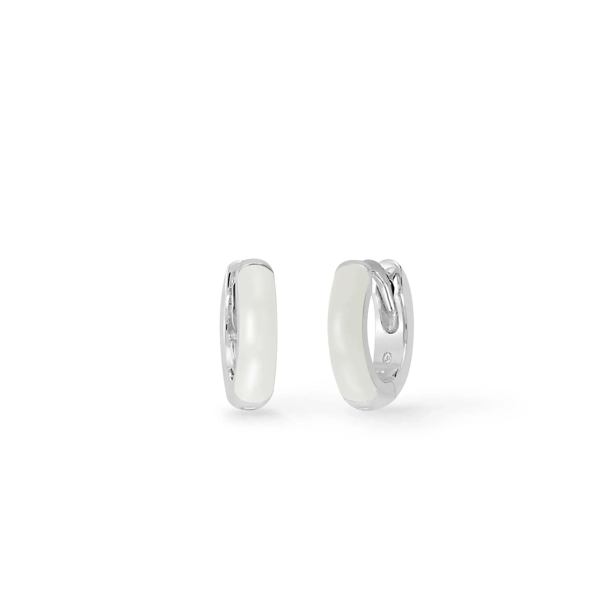 Mini Huggie Hoops with Color - Image 14
