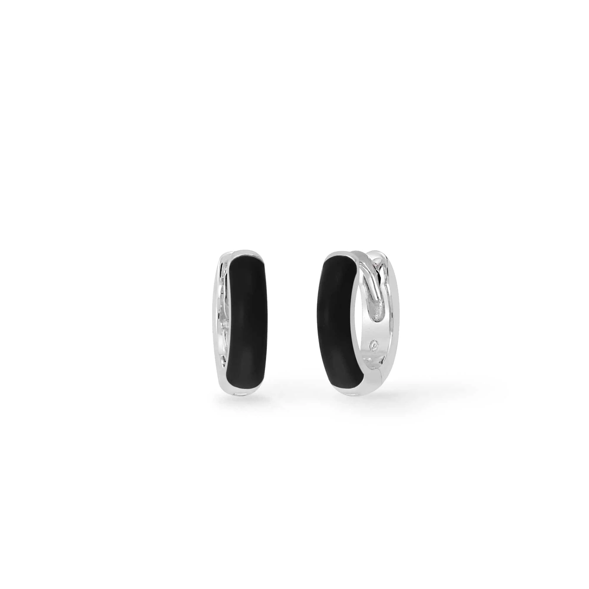 Mini Huggie Hoops with Color - Image 15