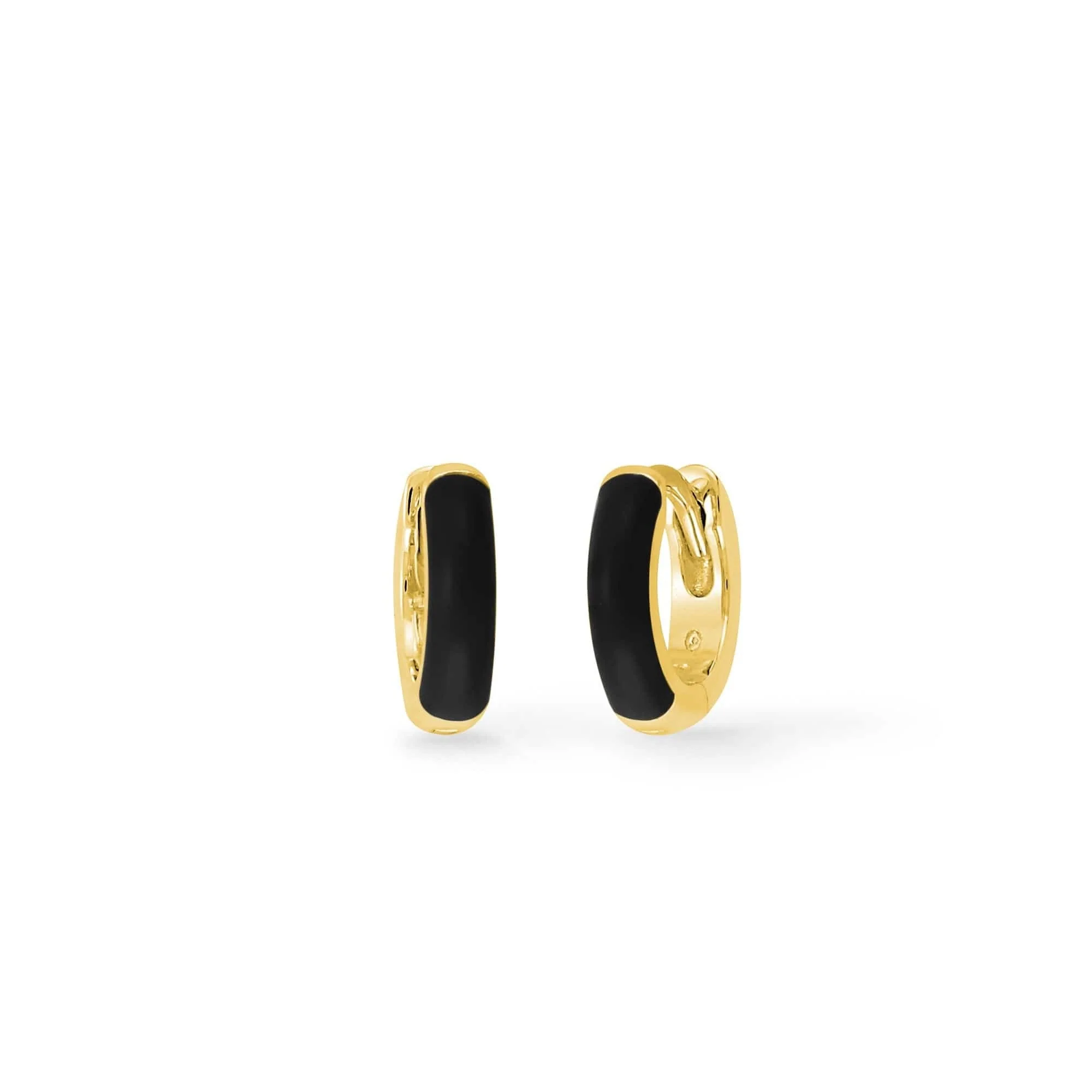 Mini Huggie Hoops with Color - Image 16