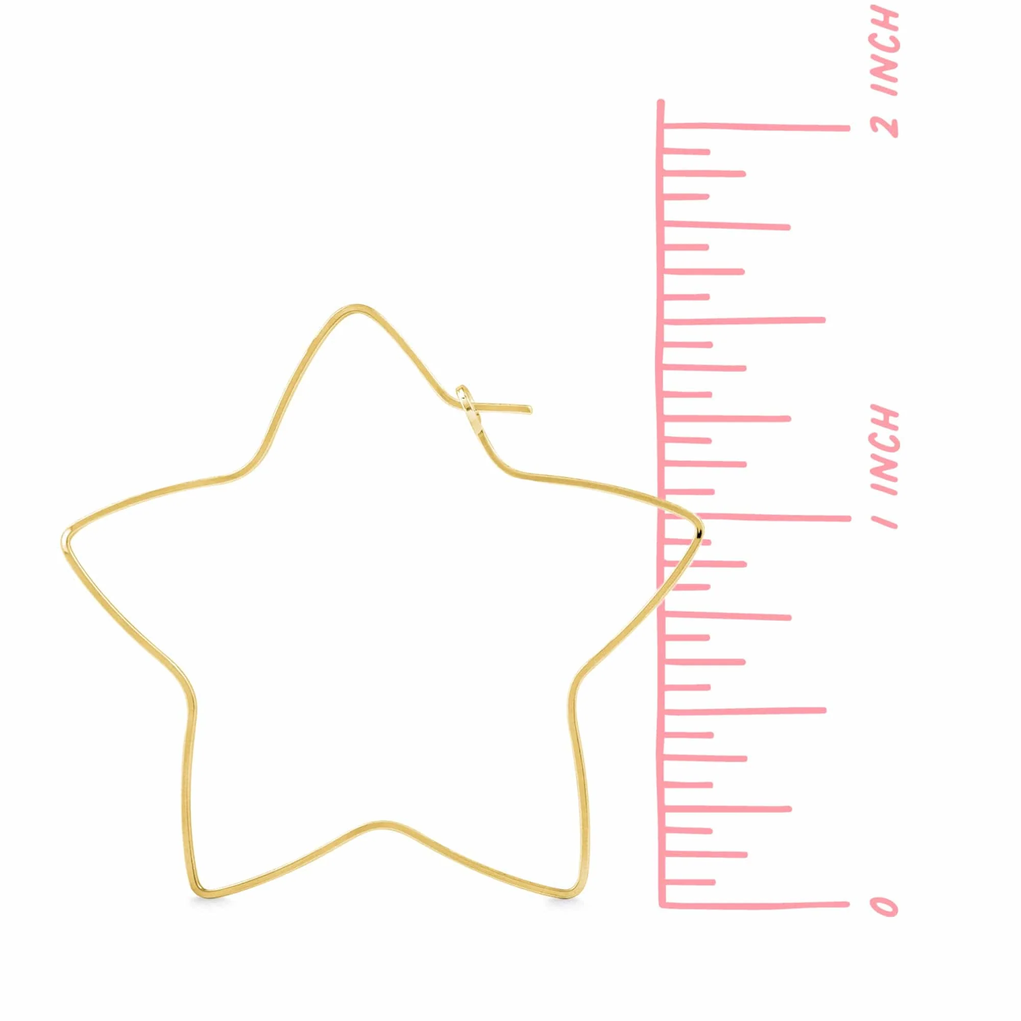 Star Wire Hoops - Image 11