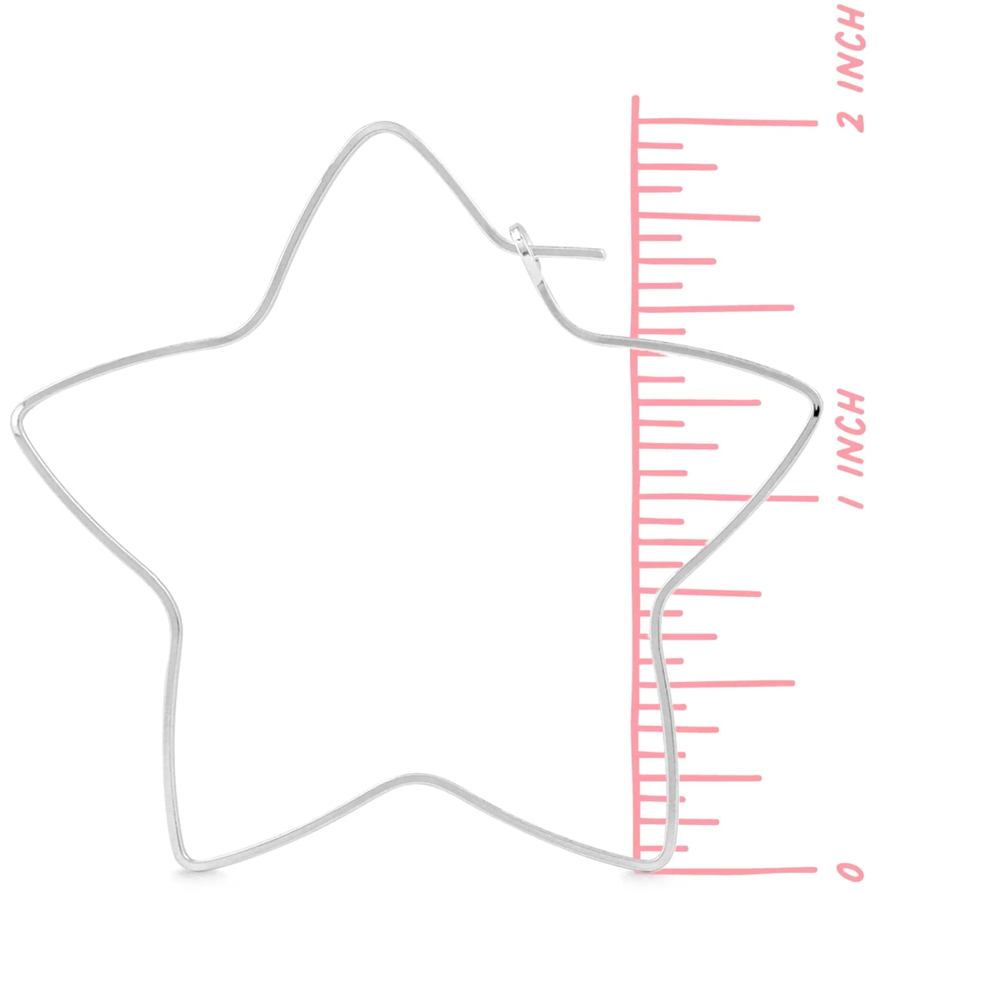 Star Wire Hoops - Image 12