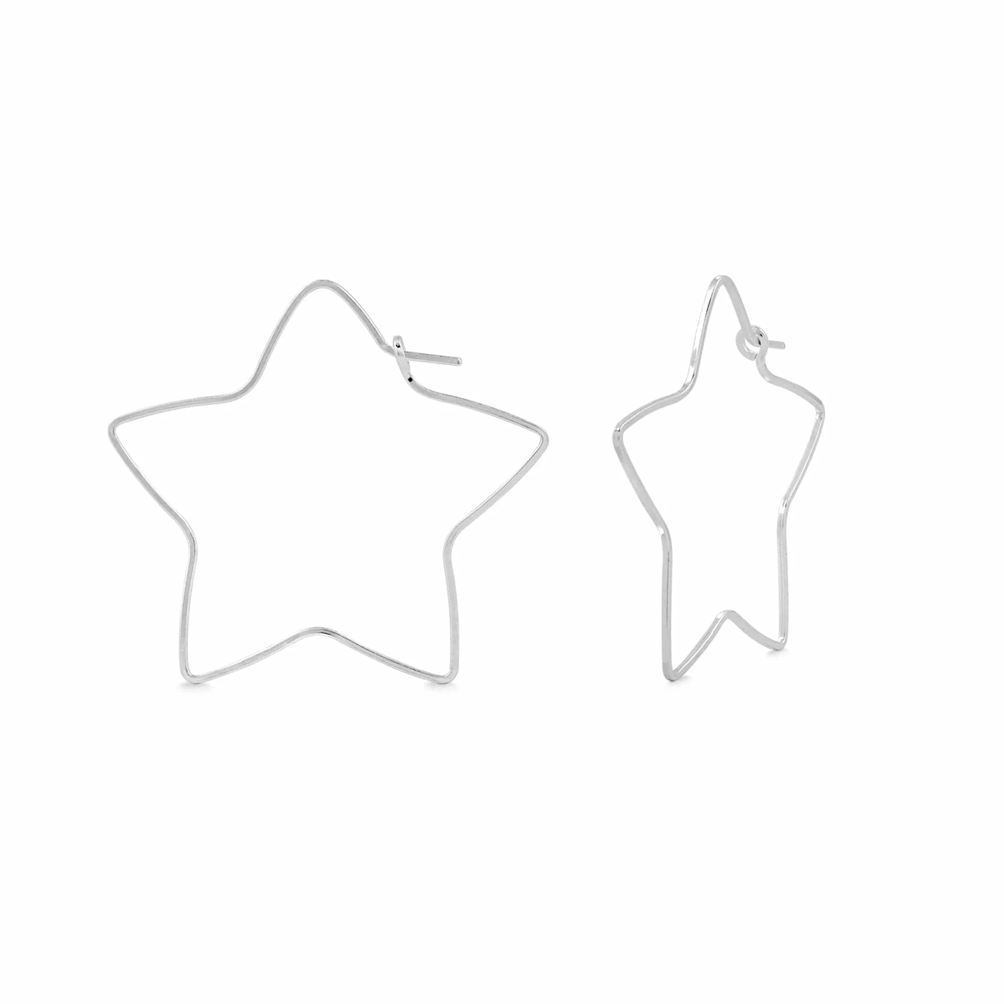 Star Wire Hoops - Image 3