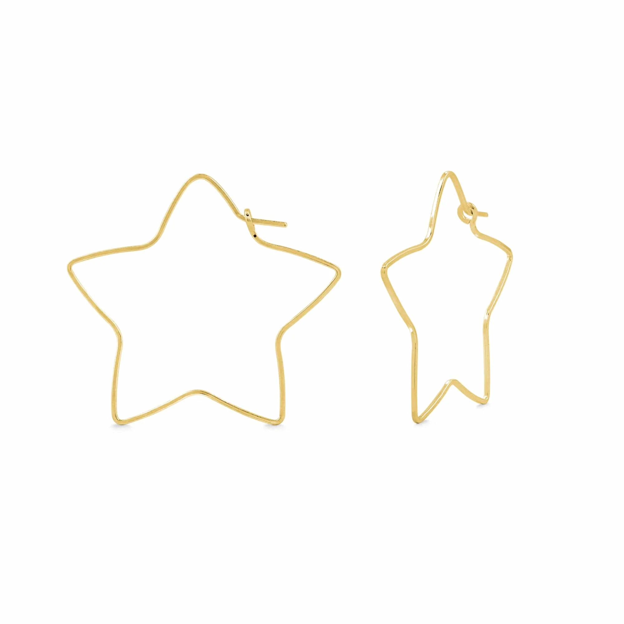 Star Wire Hoops - Image 5