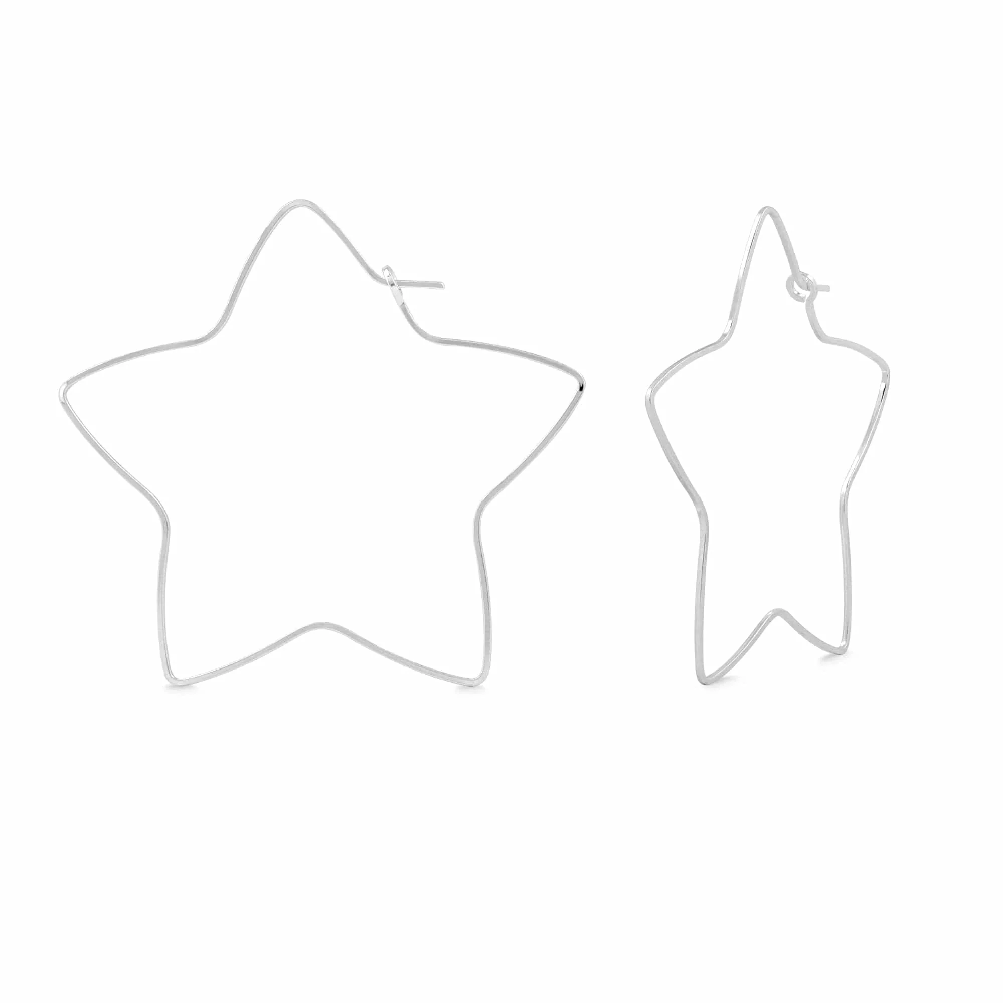 Star Wire Hoops - Image 7