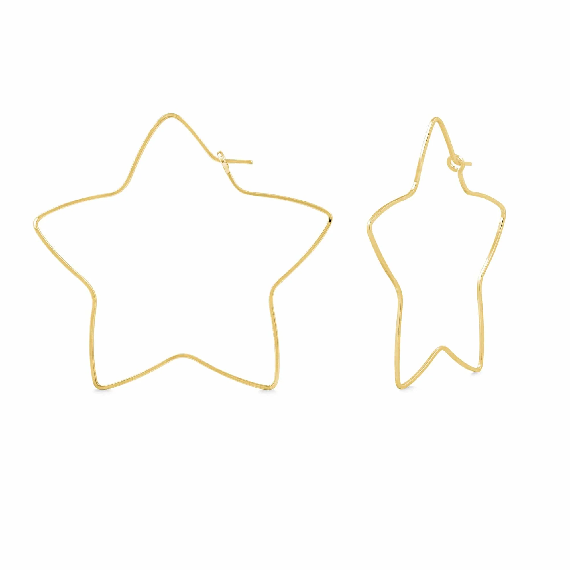 Star Wire Hoops - Image 8