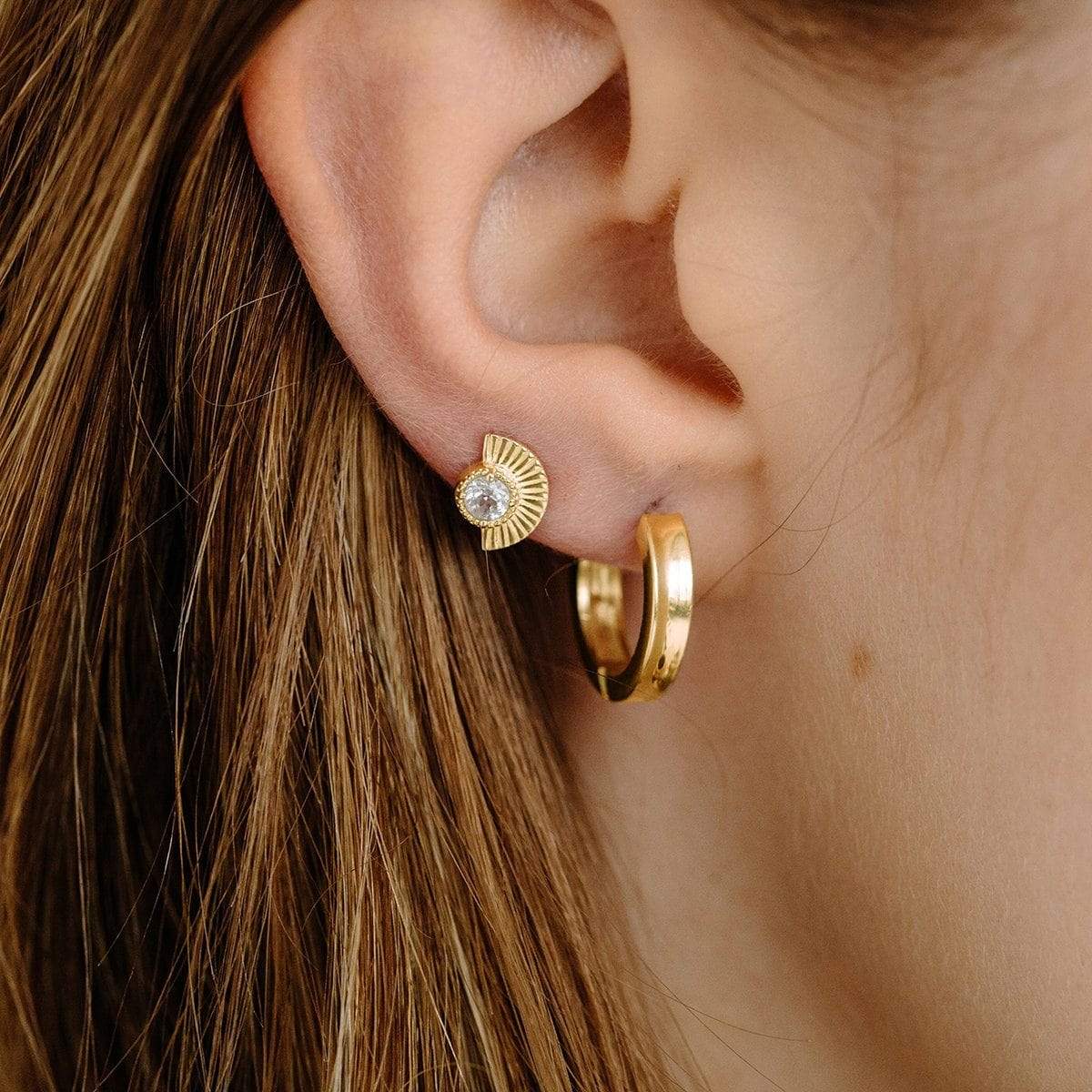 Cosette Studs Gold - Image 2