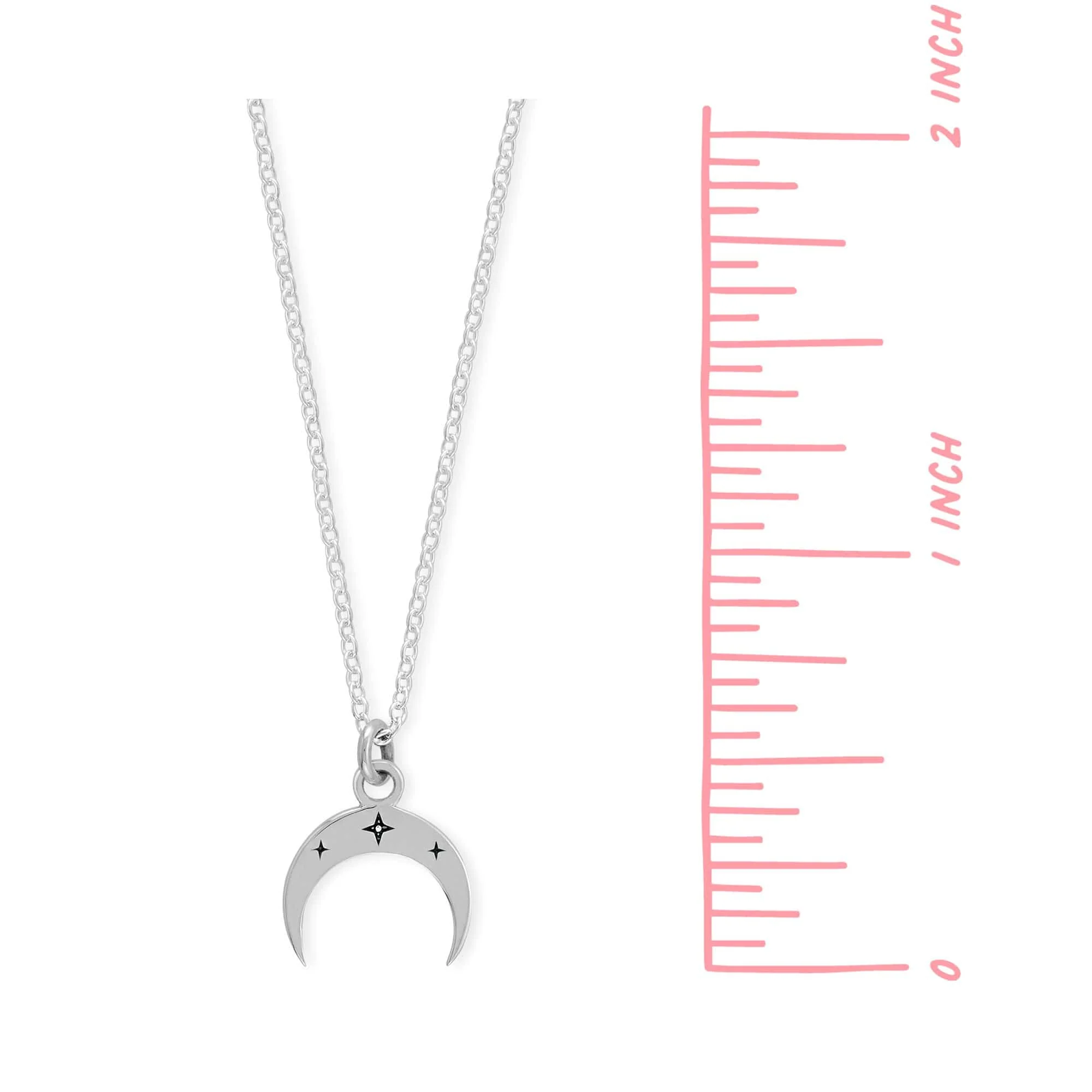 Crescent Moon Necklace - Image 3