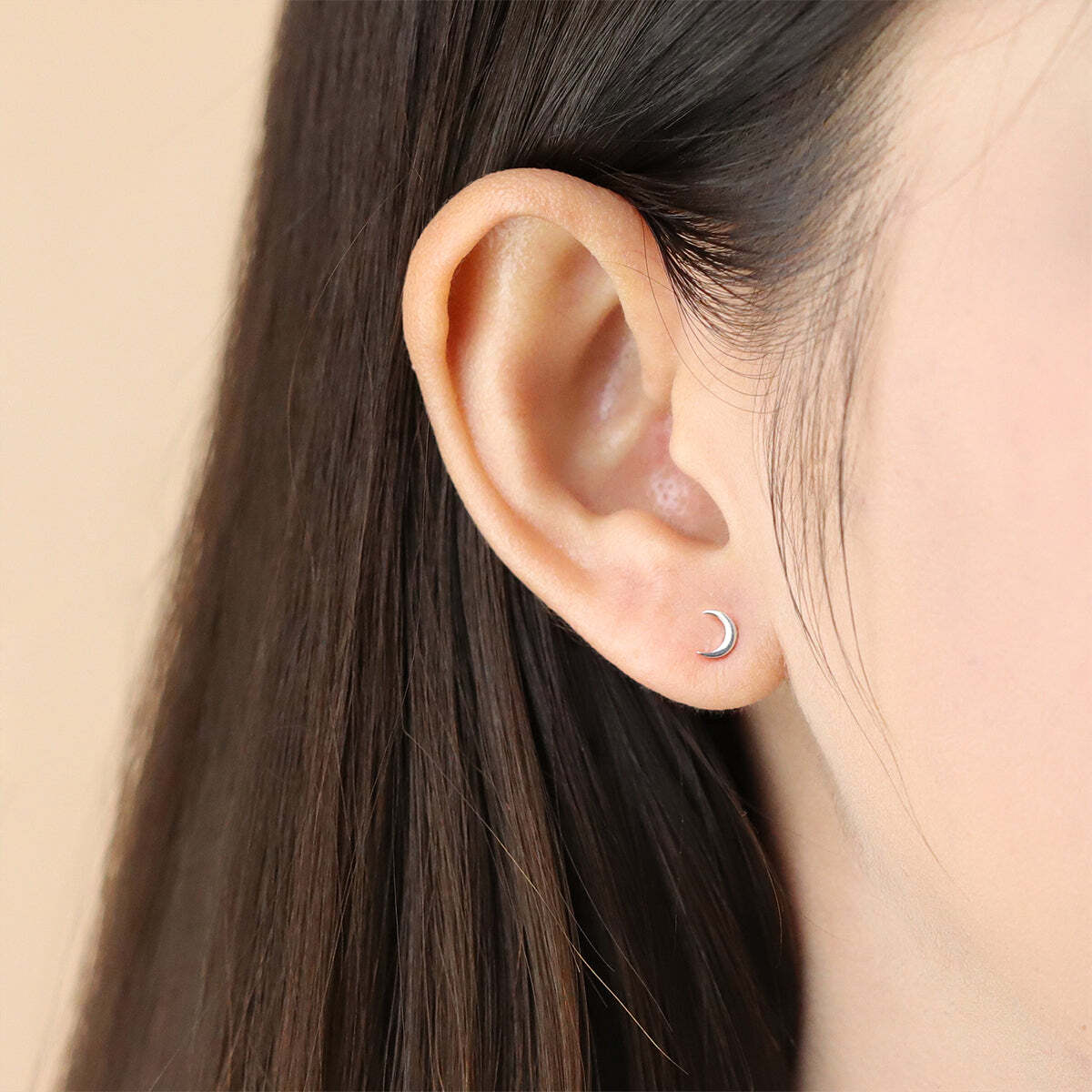 Crescent Moon Studs - Image 2