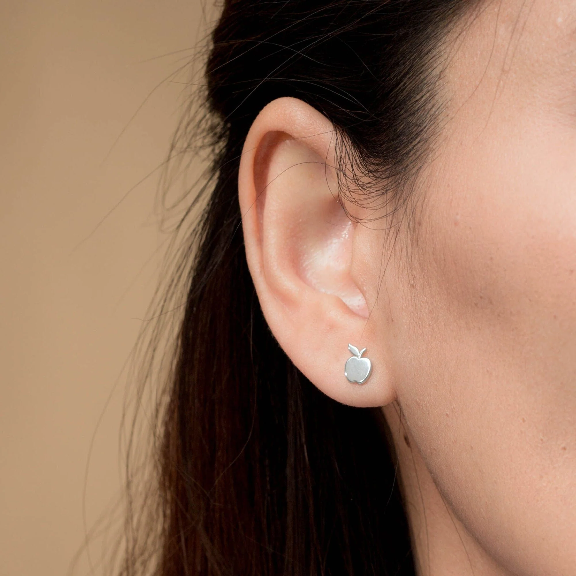 Crisp Apple Earring Studs - Image 2