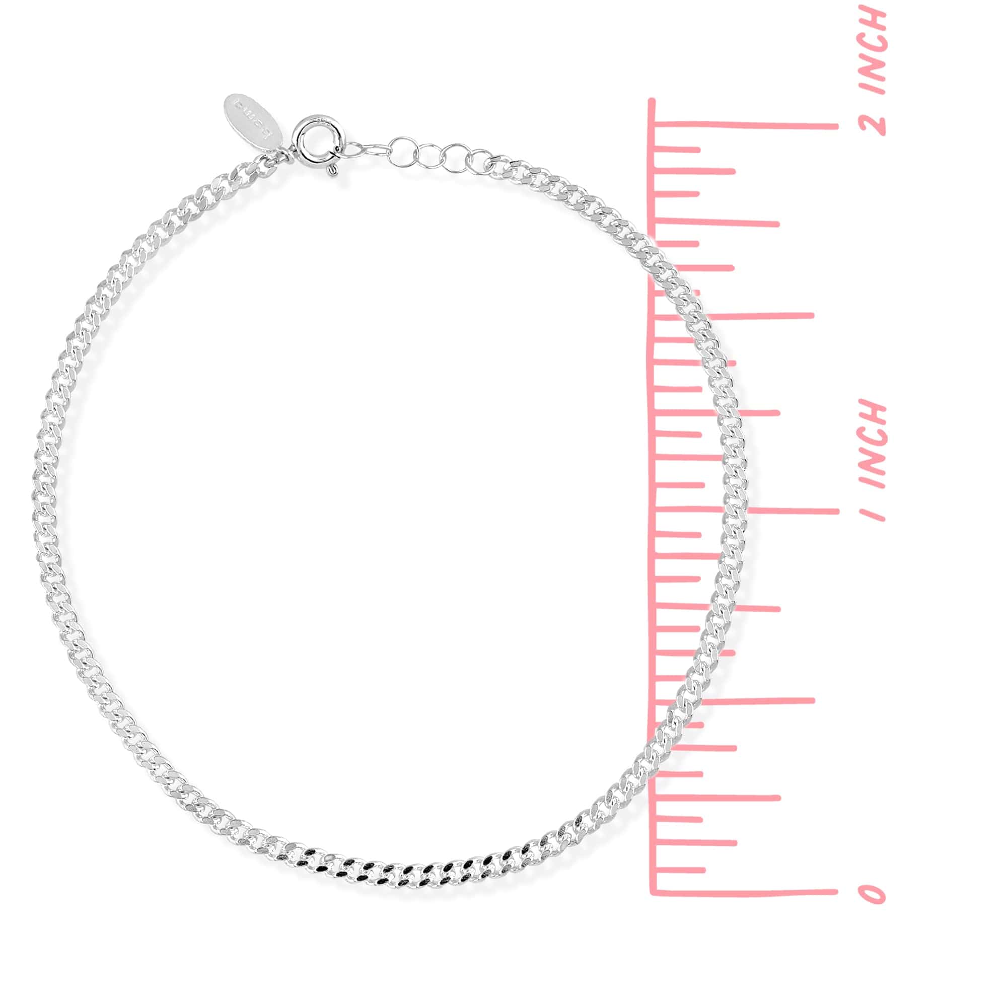Curb Chain Anklet 9" - Image 4