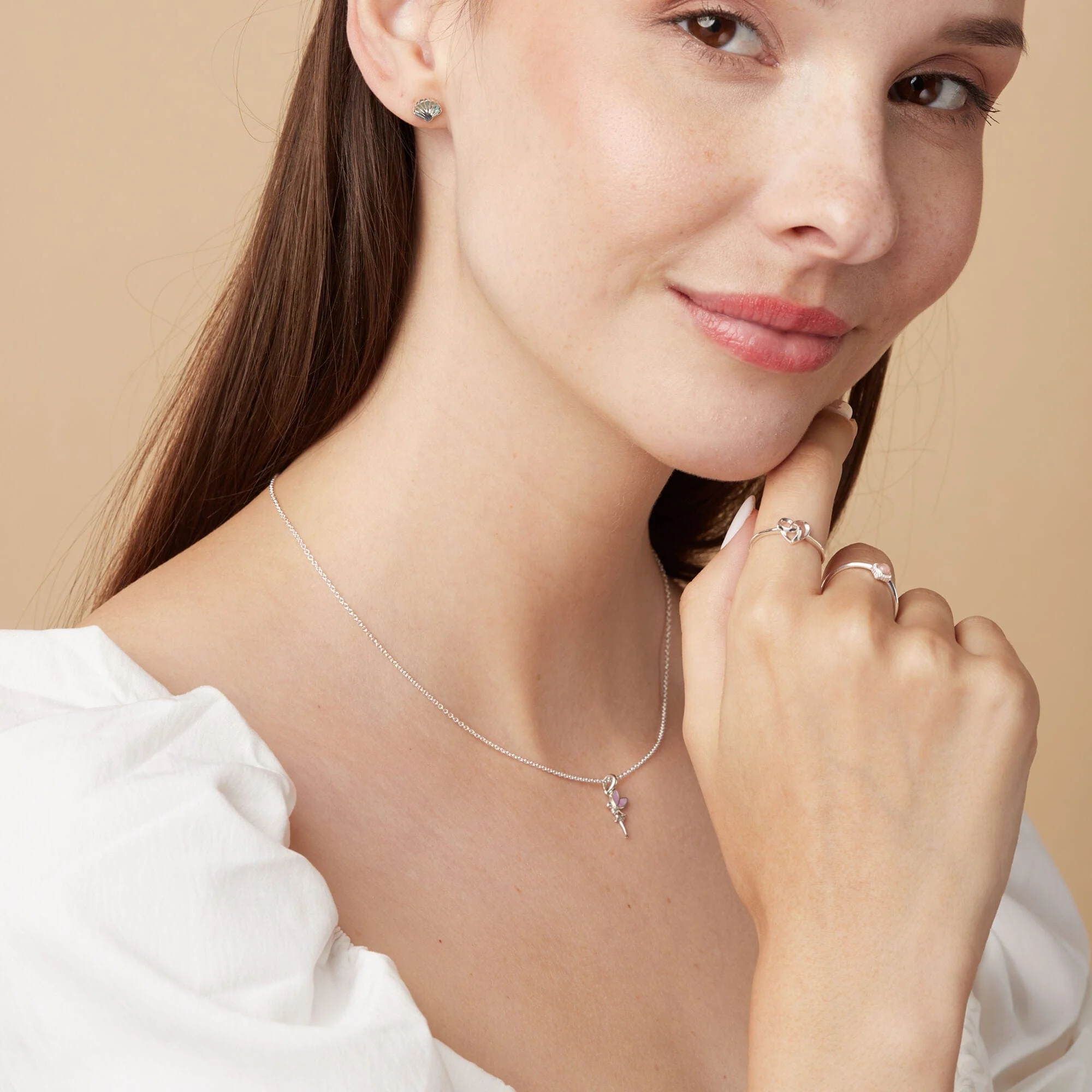 Curly Intertwined Heart Ring - Image 4
