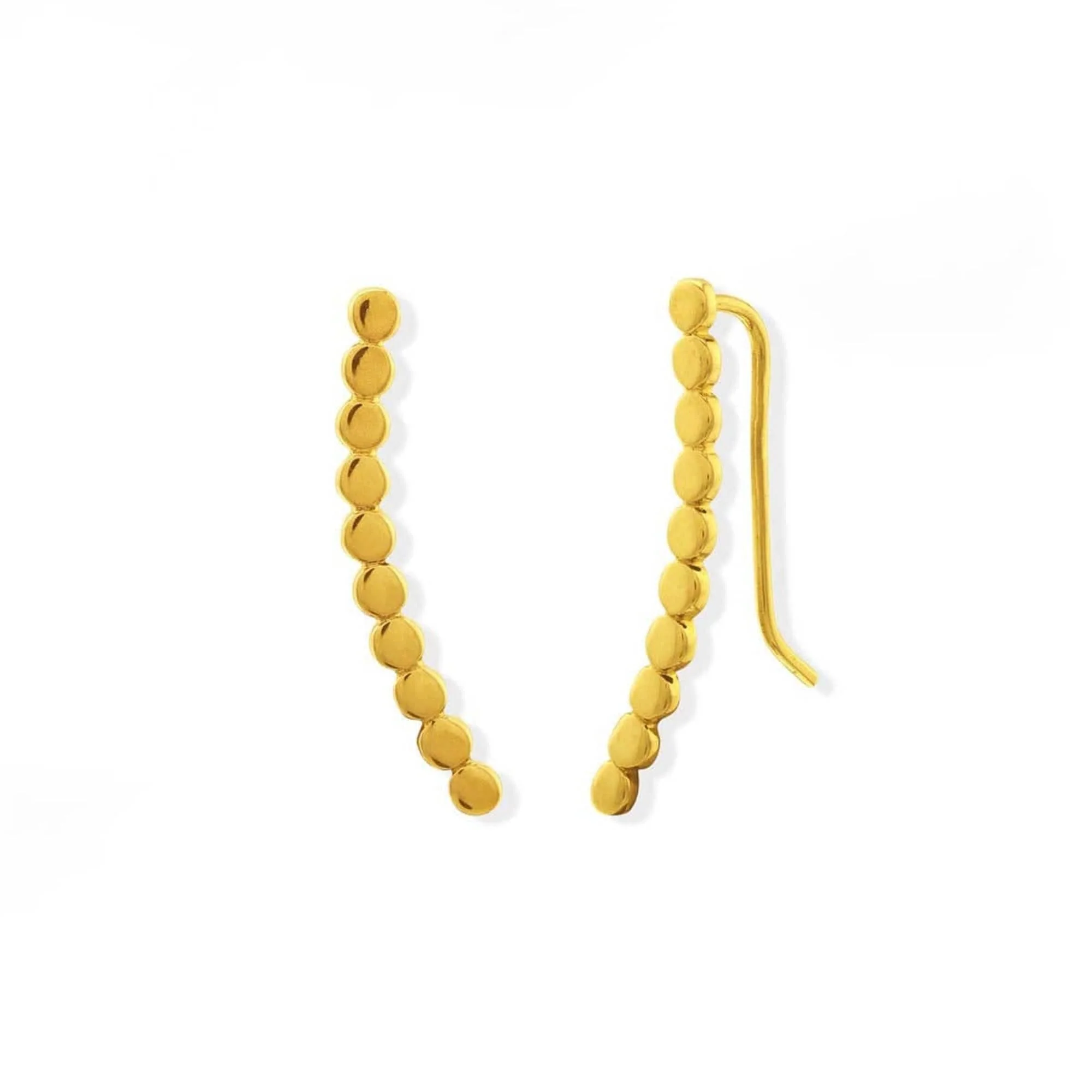Curved Dot Long Bar Ear Crawlers - Image 4