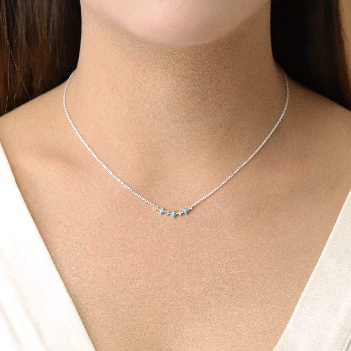 Curved Sterling Silver Pendant - Image 3