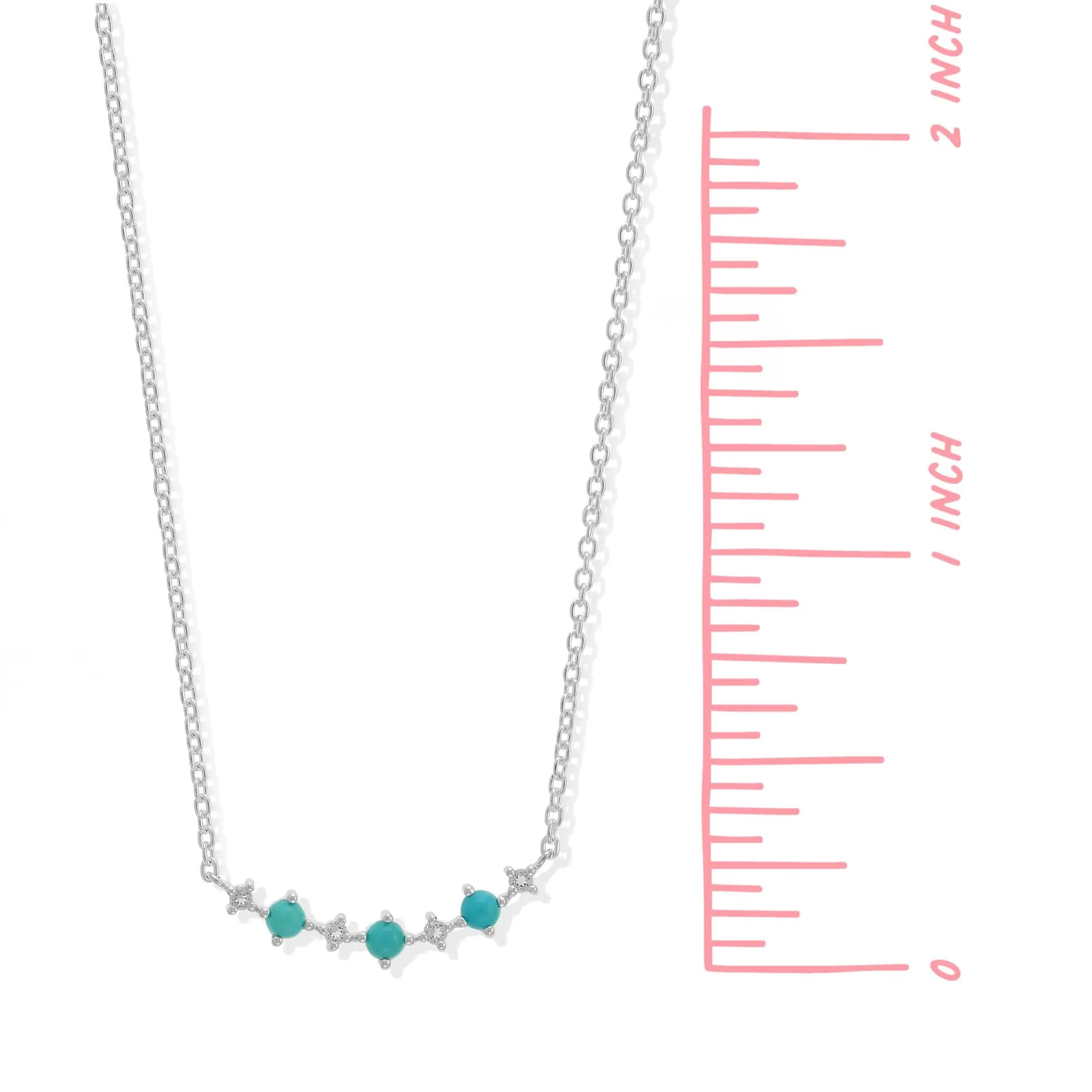Curved Sterling Silver Pendant - Image 4