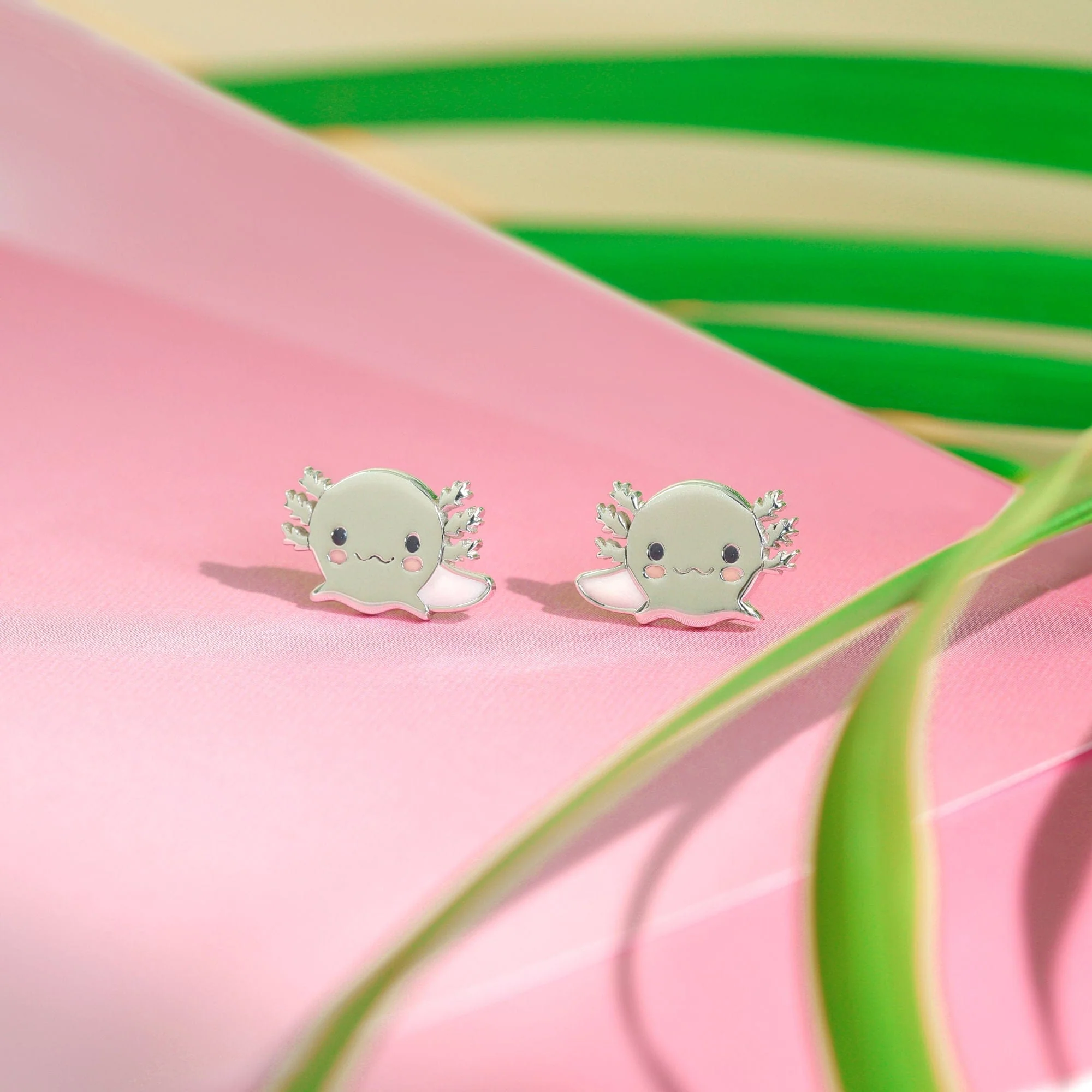 Cute Axolotl Studs - Image 4