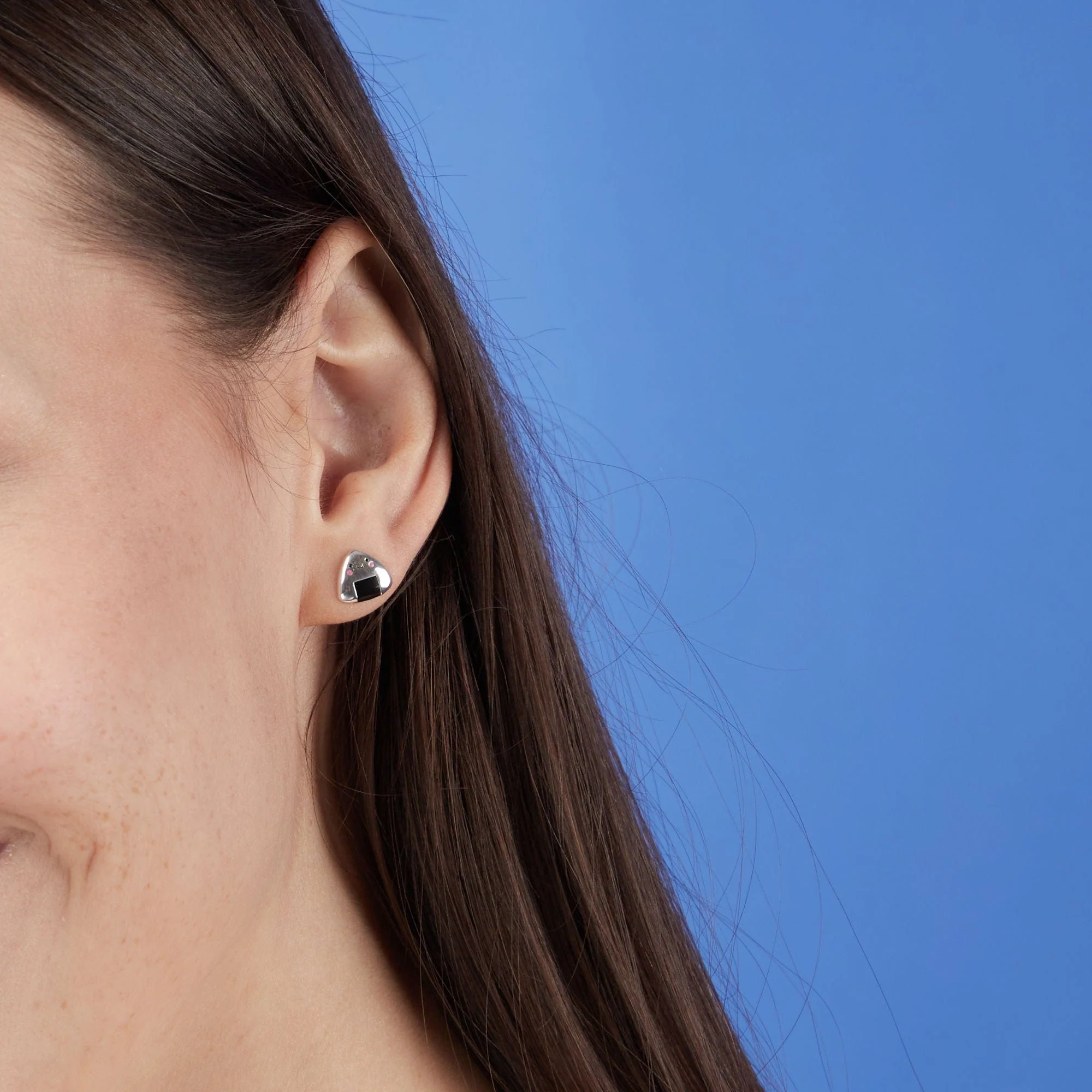 Happy Onigiri Sushi Stud Earrings - Image 2