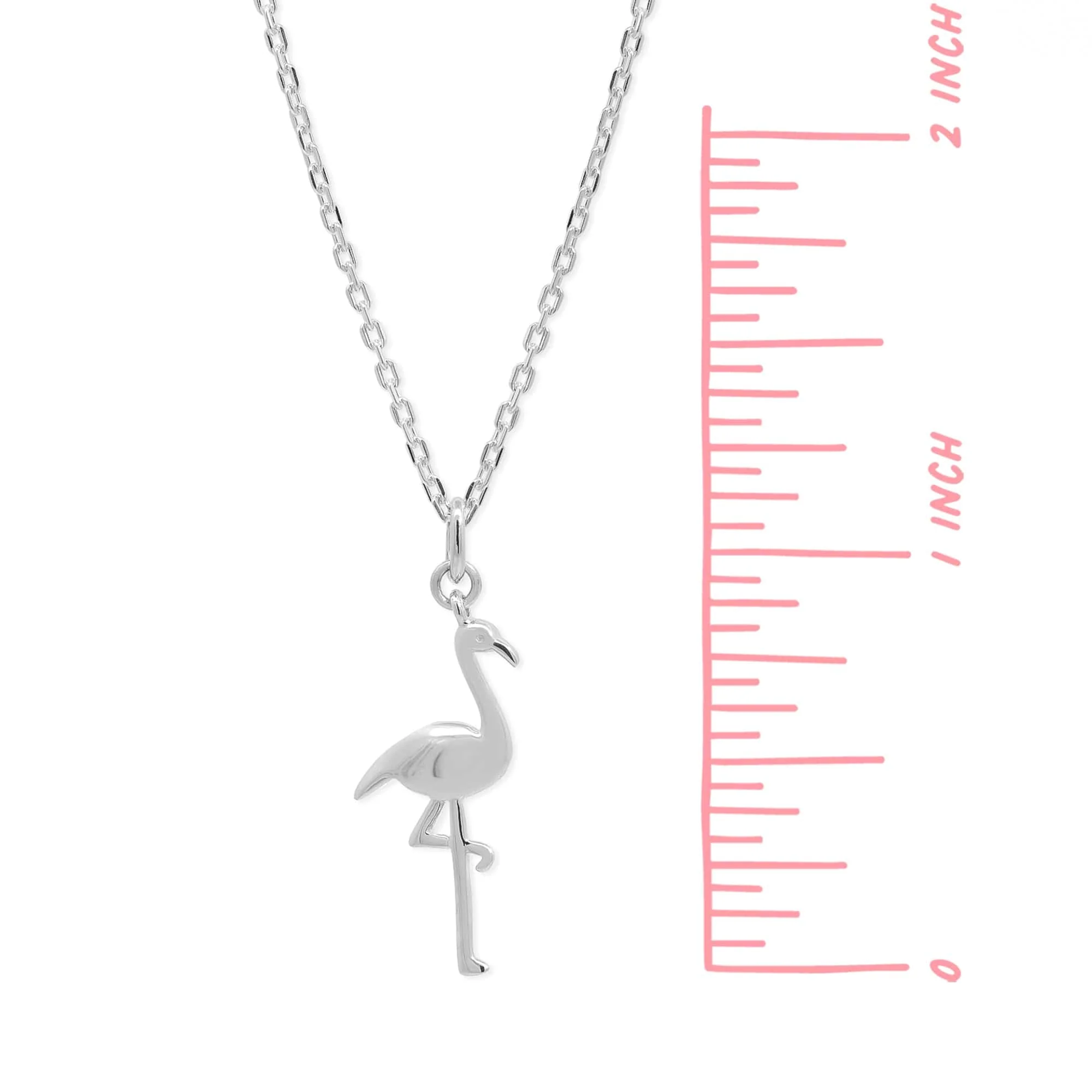 Dainty Flamingo Necklace - Image 4