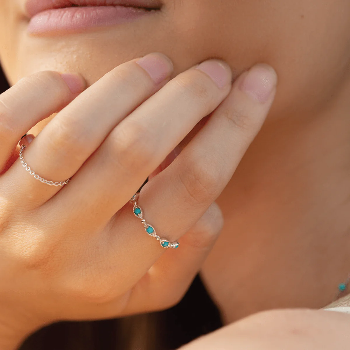 Daniela Ring with Stone - Image 3