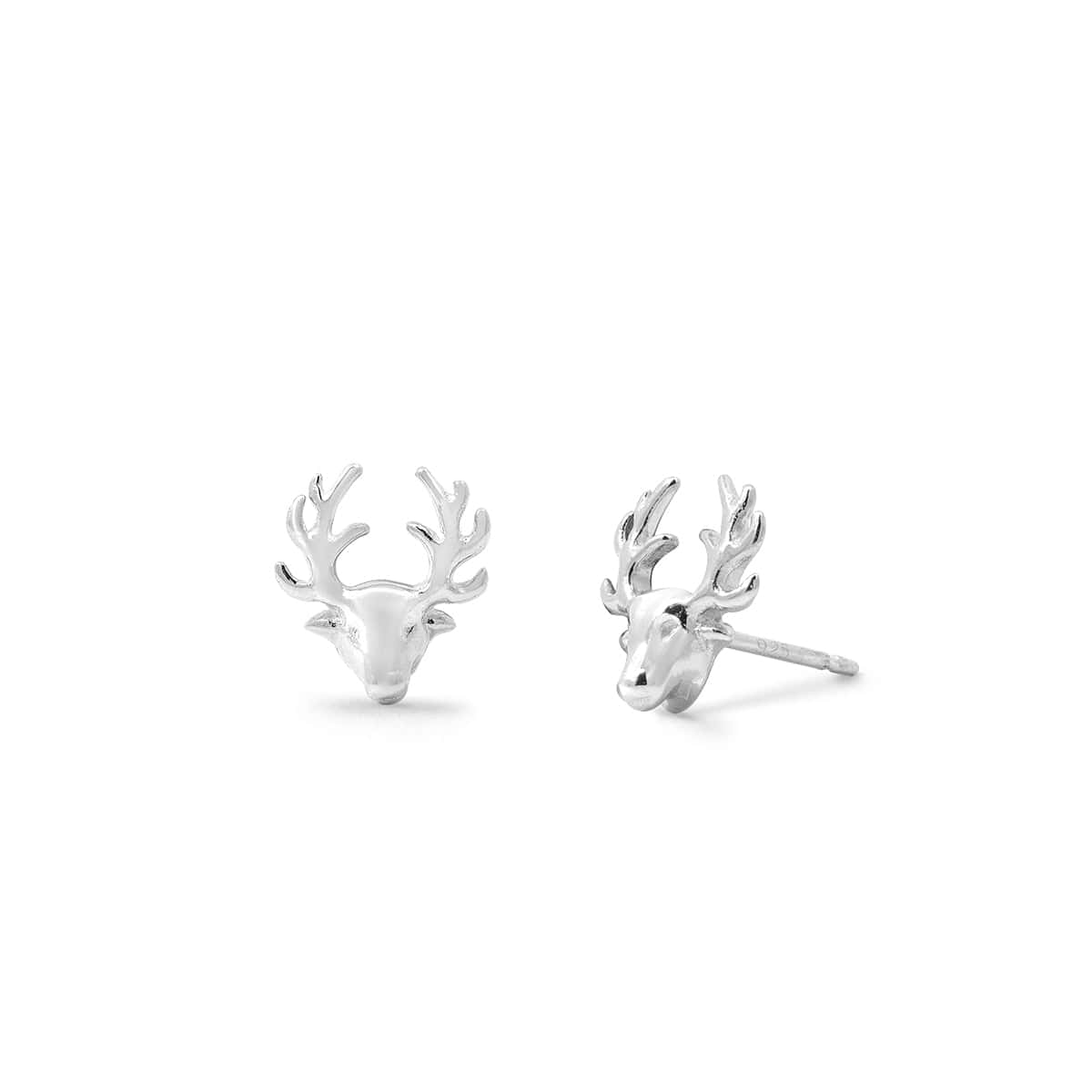 Deer Head Stud Earrings