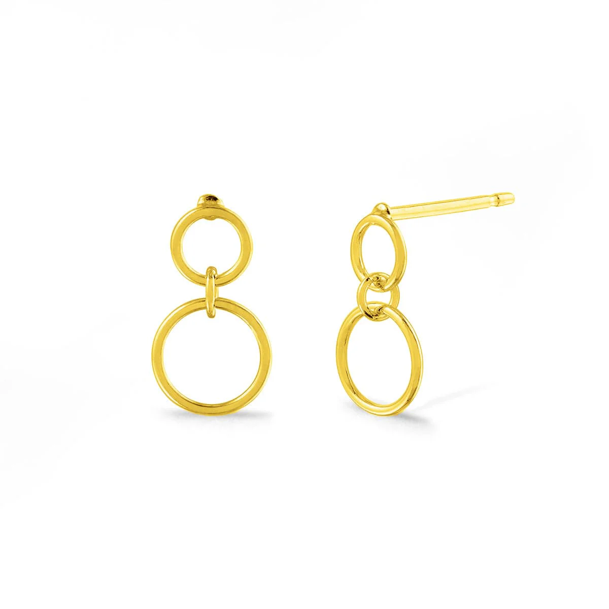 Double Round Loop Studs - Image 3