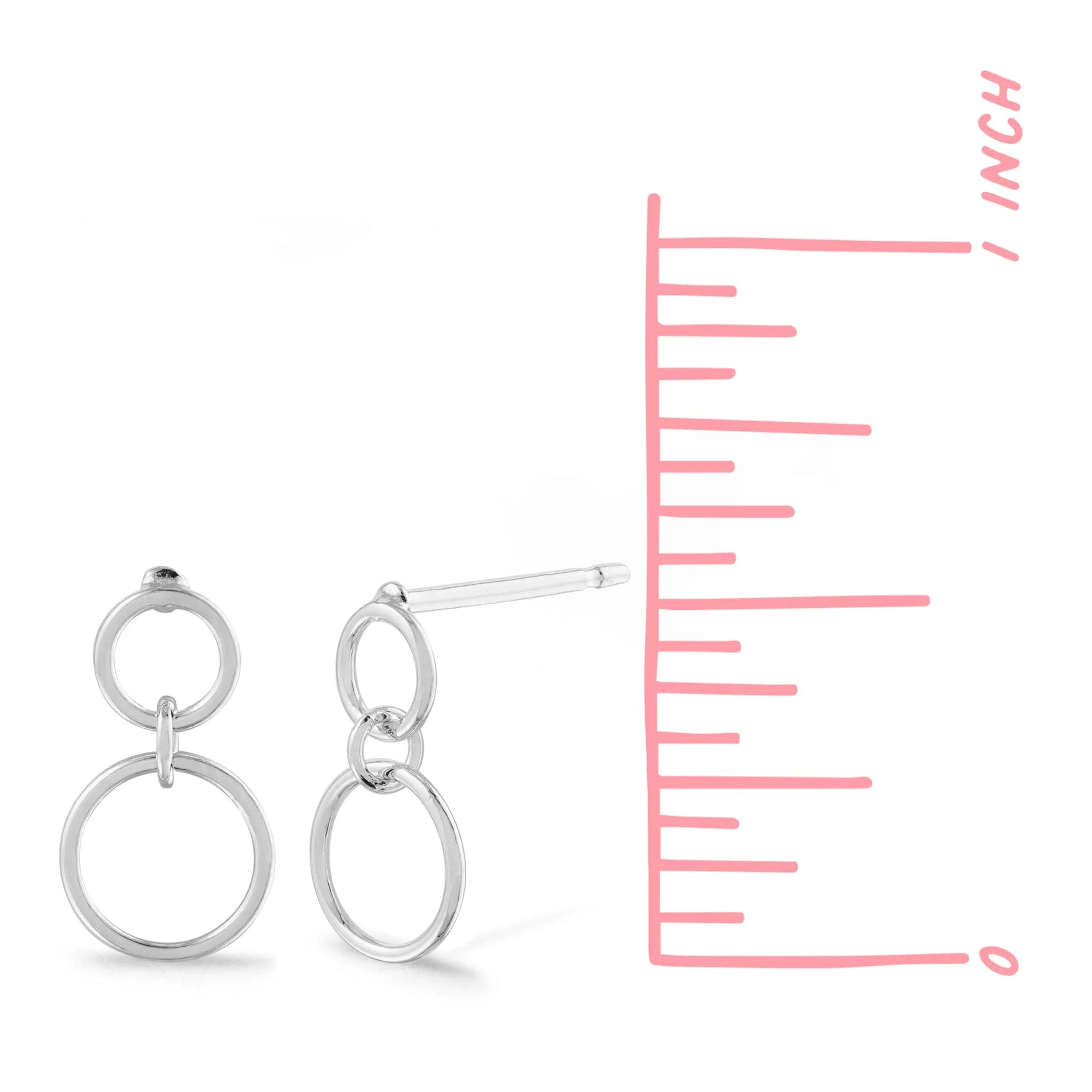 Double Round Loop Studs - Image 7