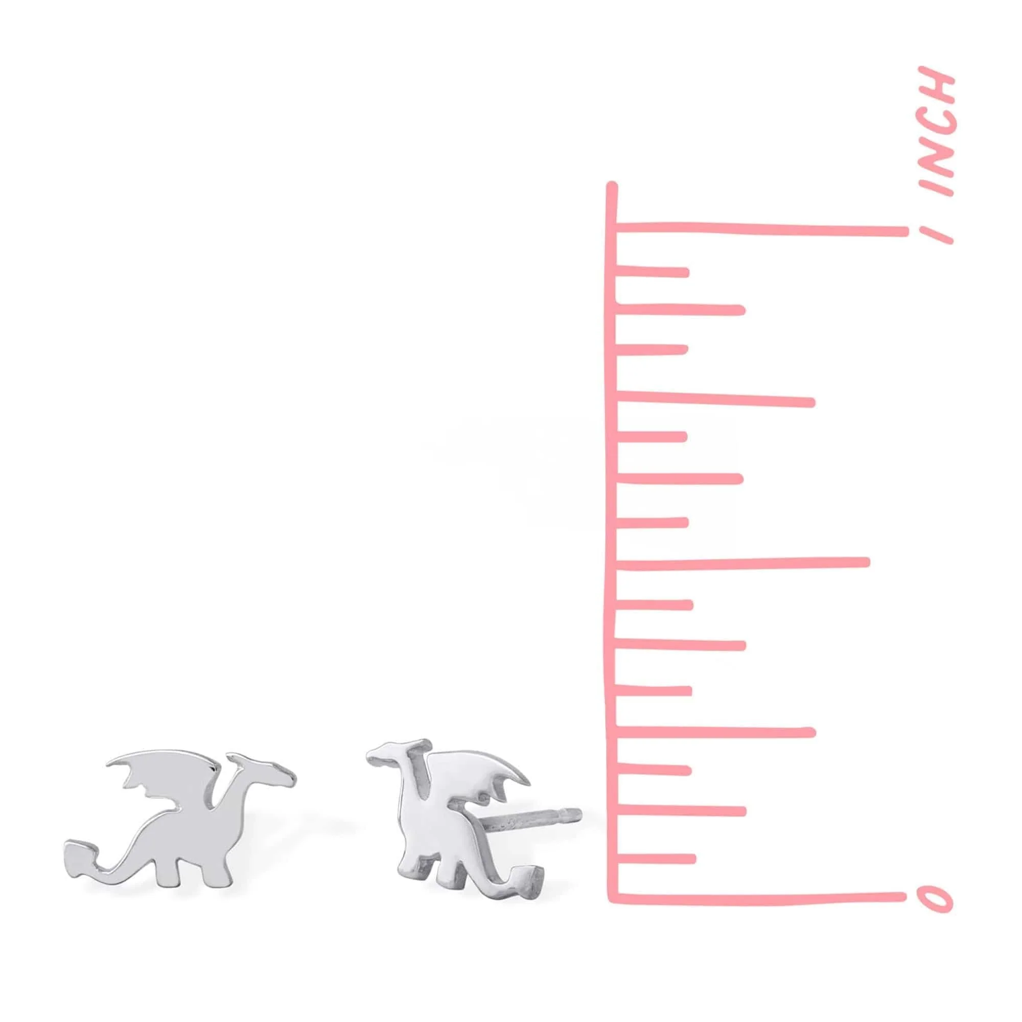 Dragon Stud Earrings - Image 3