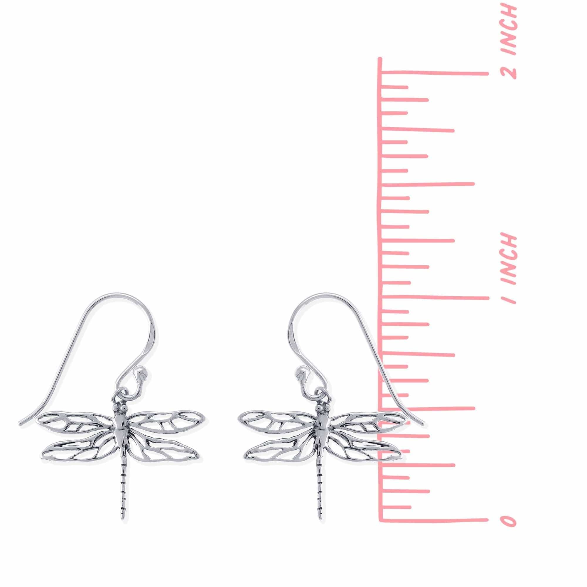 Dragonfly Dangle Earrings - Image 3
