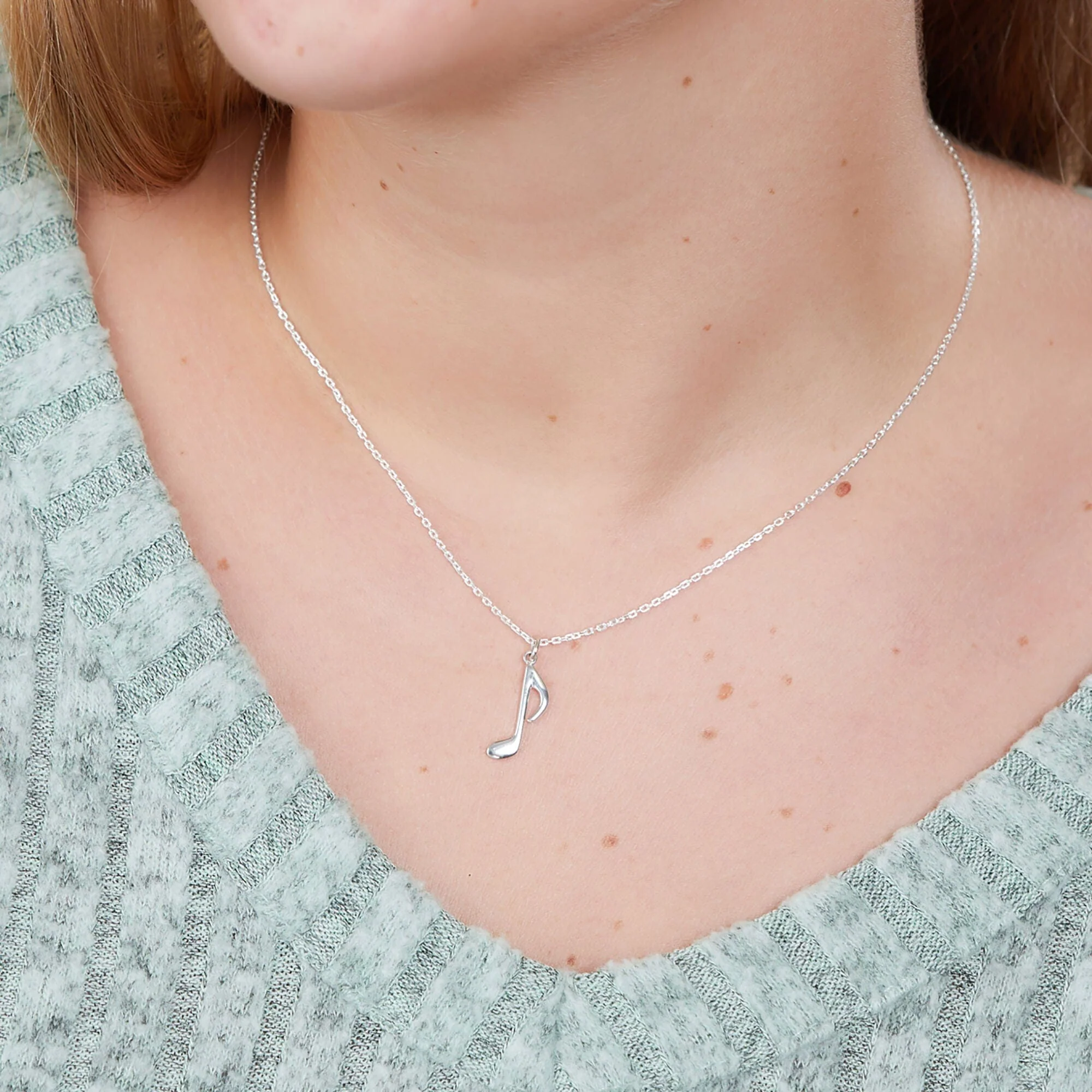 Eighth Note Music Necklace - Image 3