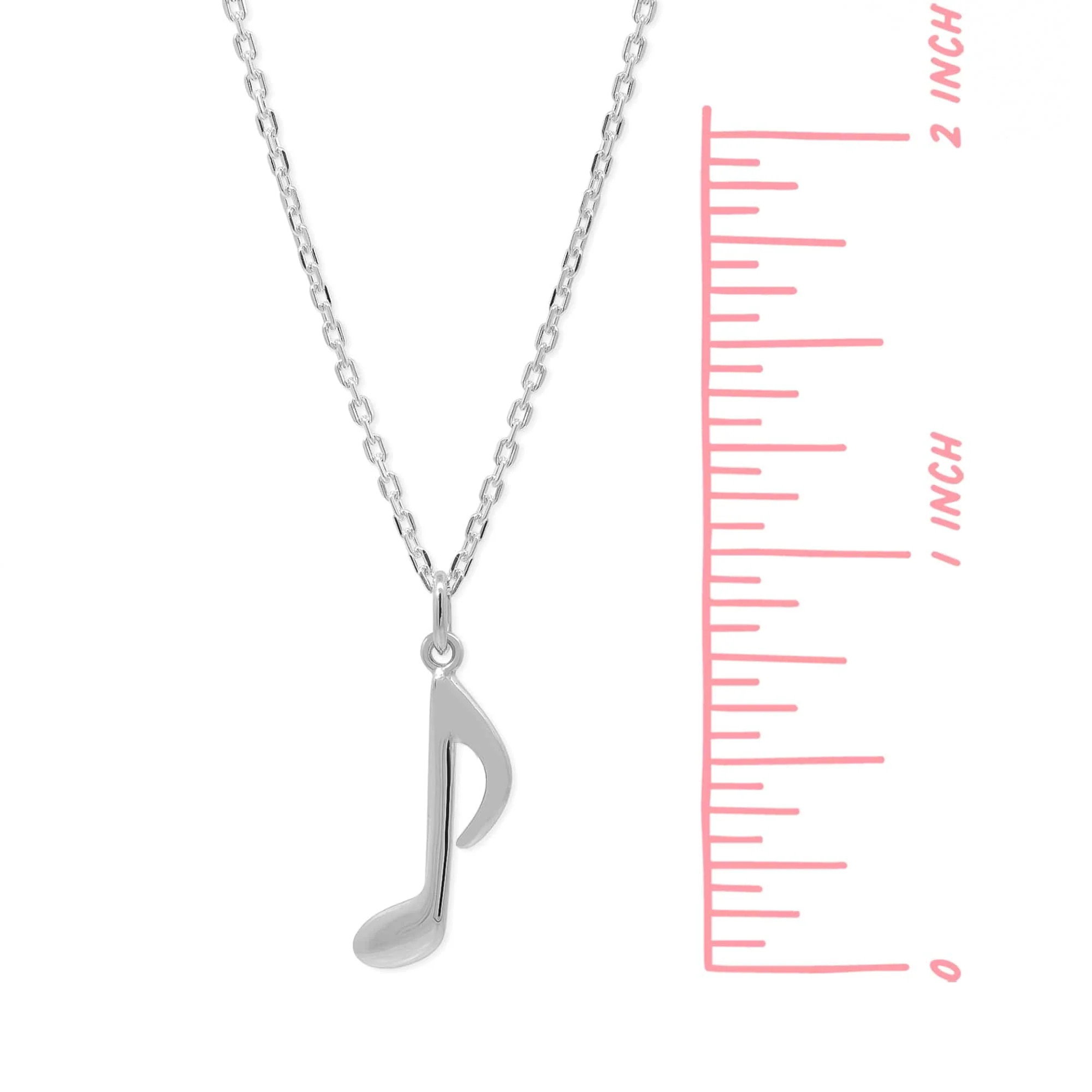 Eighth Note Music Necklace - Image 5