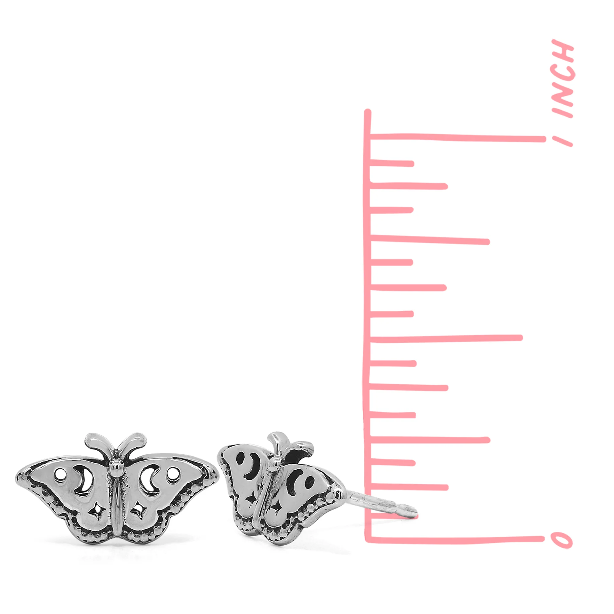 Elegant Butterfly Studs - Image 4