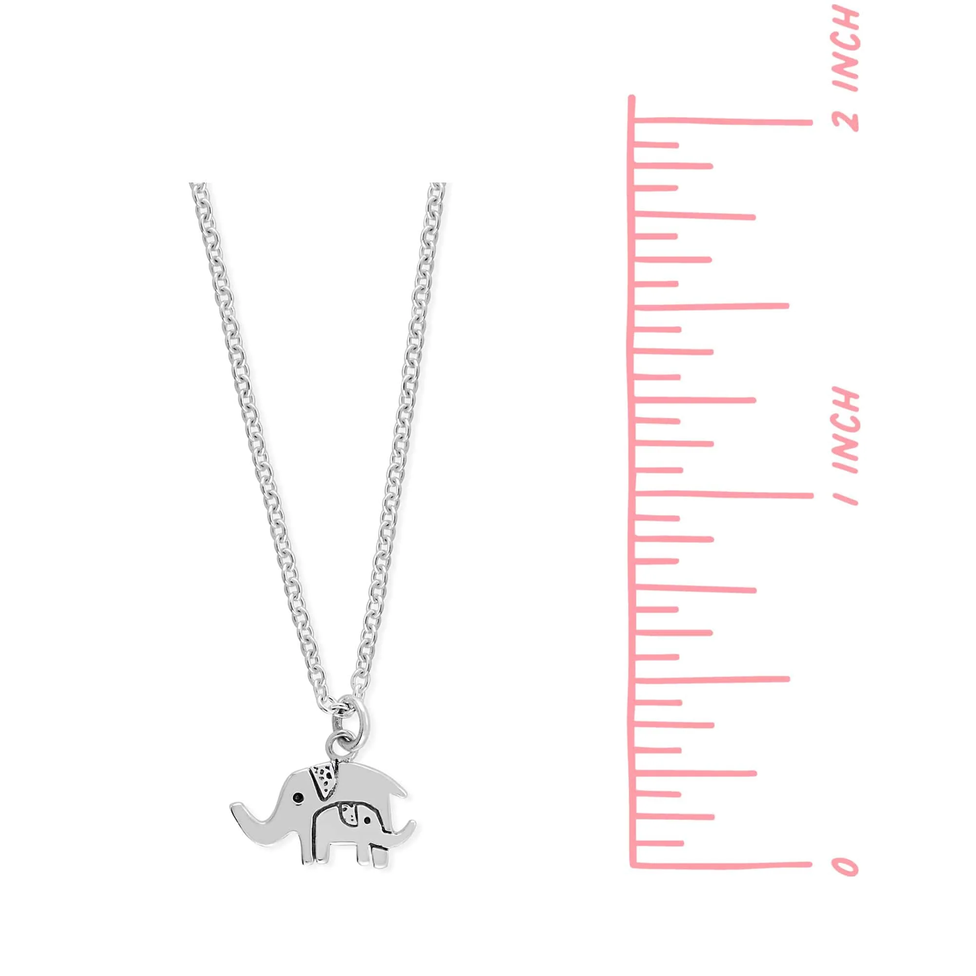 Elephants Mom and Me Necklace - Image 4