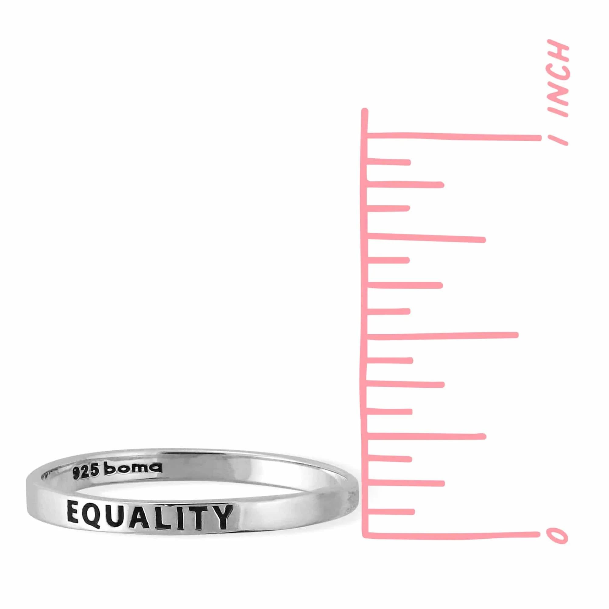 Equality Sterling Silver Ring - Image 4