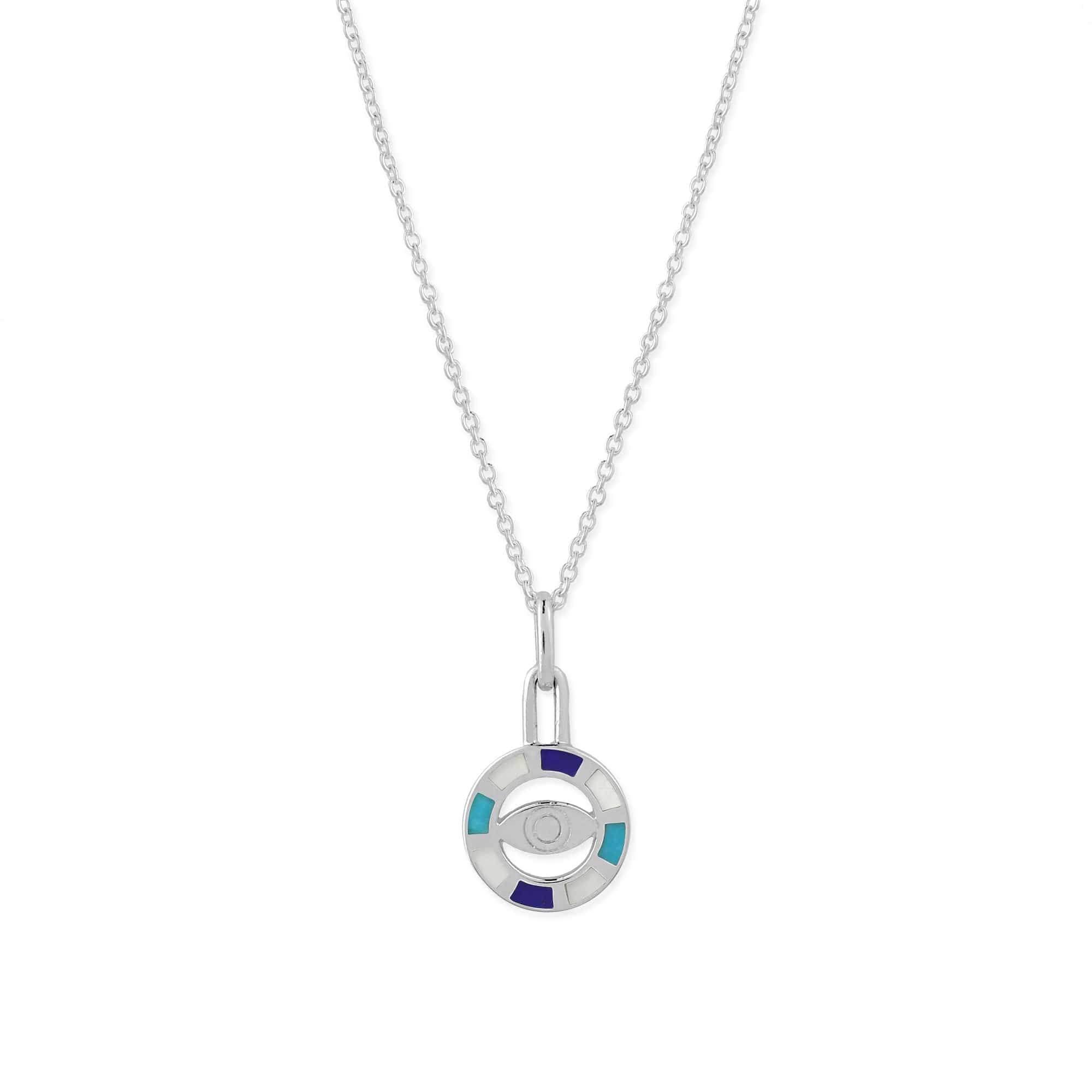 Evil Eye of Protection Charm Necklace - Image 3