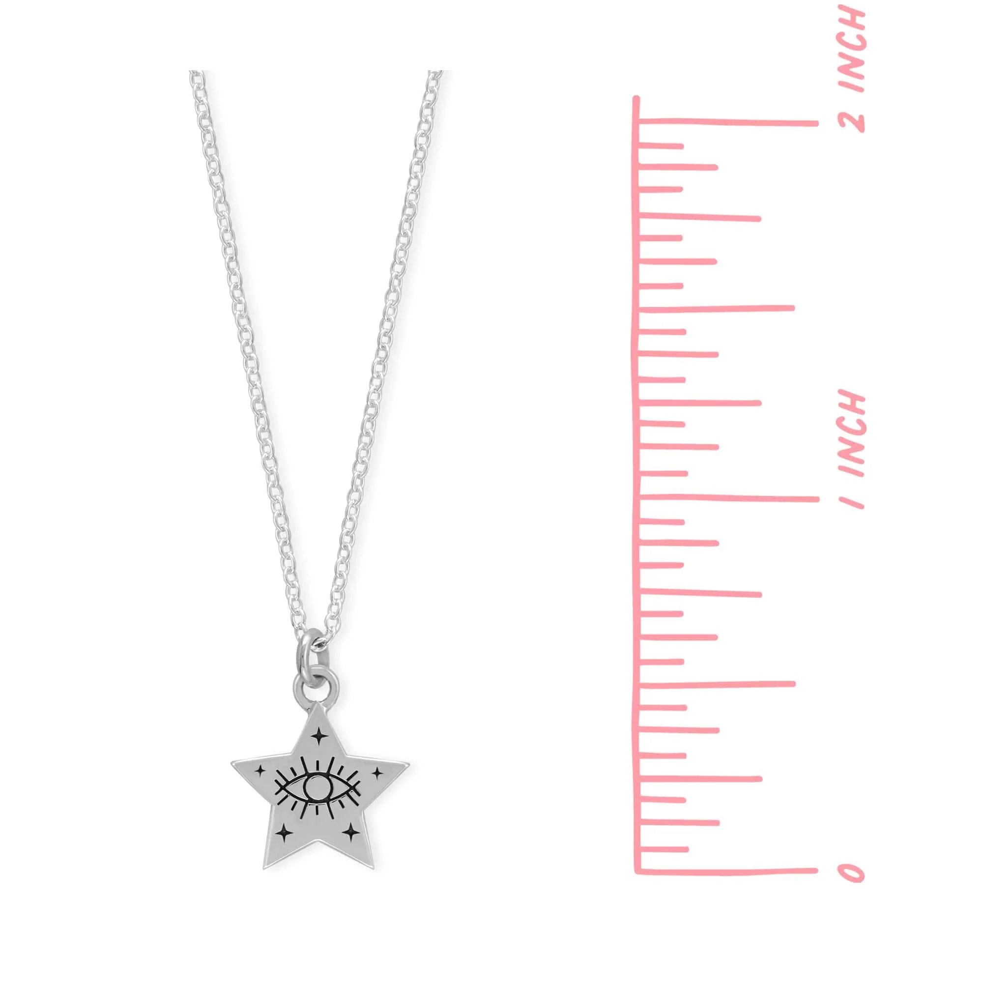 Evil Eye Star Necklace - Image 3