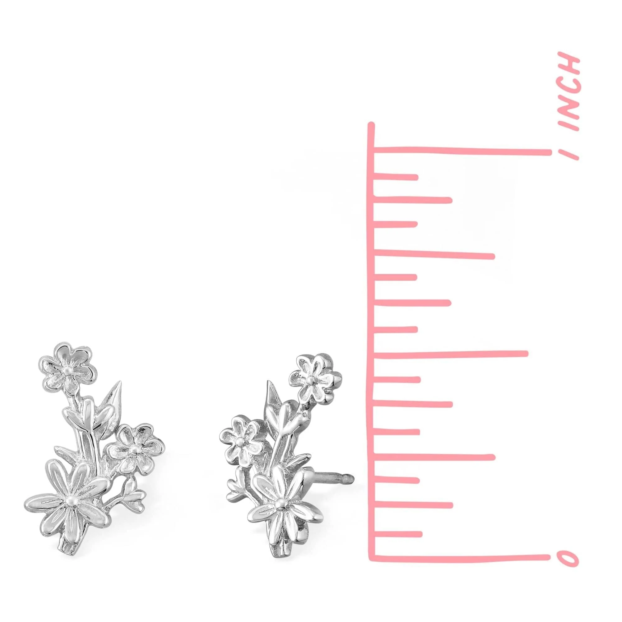 Flower Bouquet Stud Earrings - Image 5