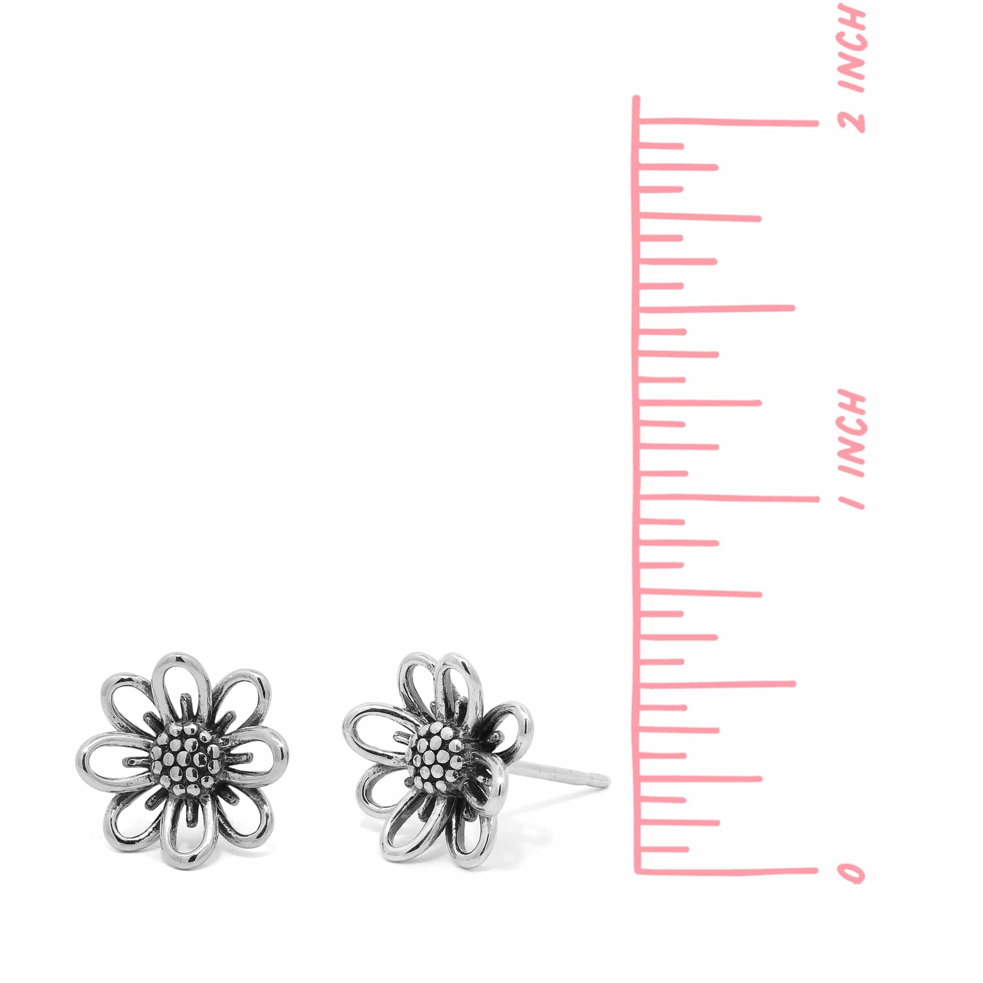 Gerbera Daisy Flower Studs - Image 4
