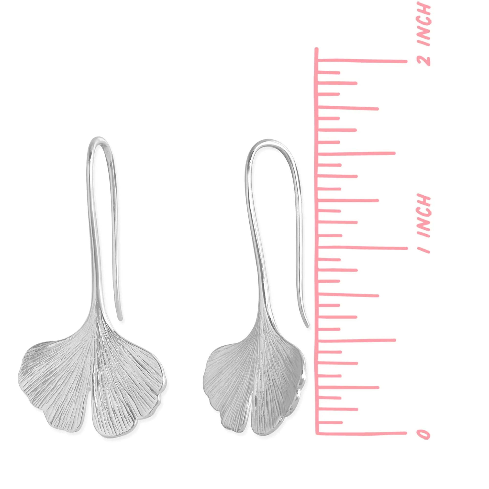 Gingko Leaf Earrings - Image 3