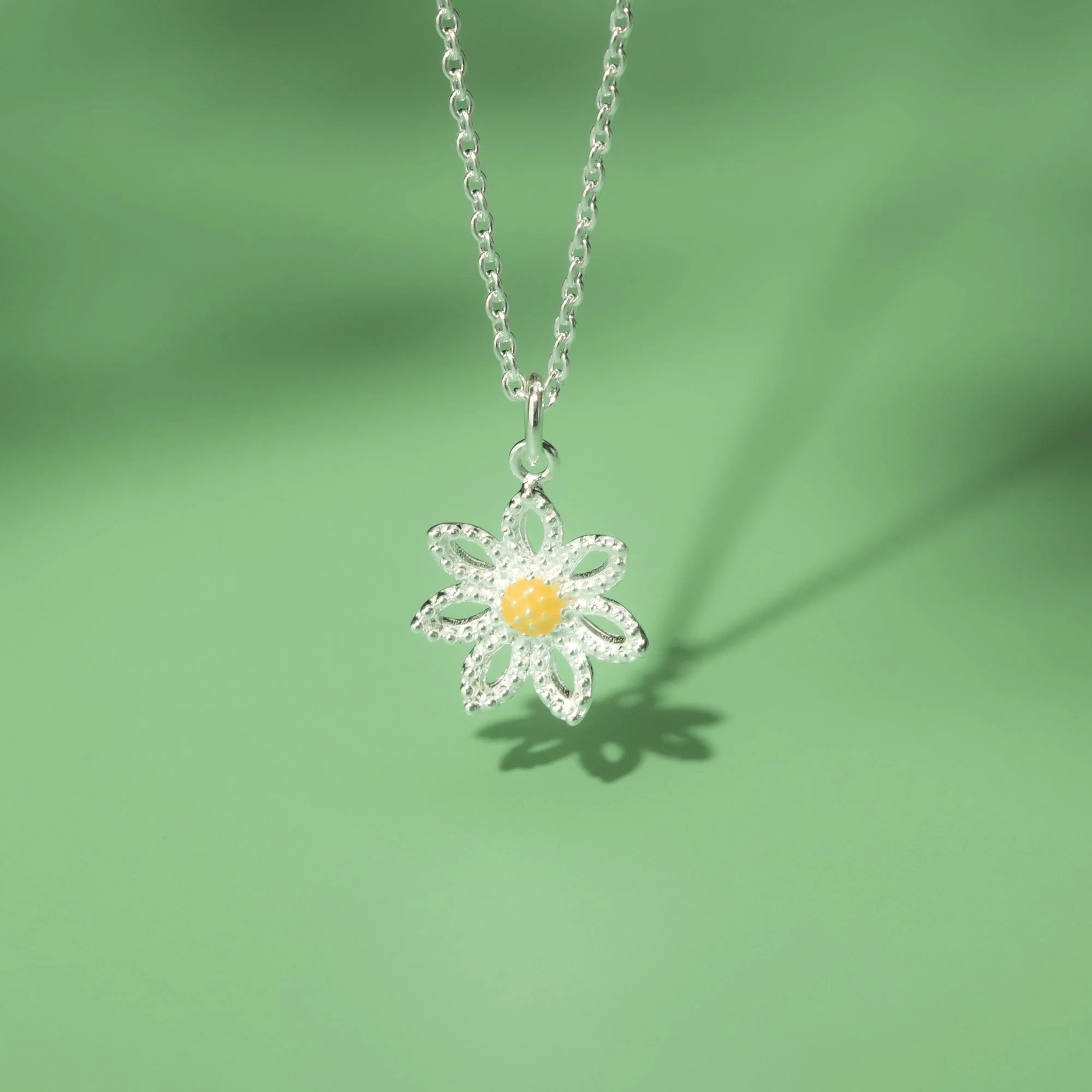 Golden Bloom Sunflower Necklace - Image 3