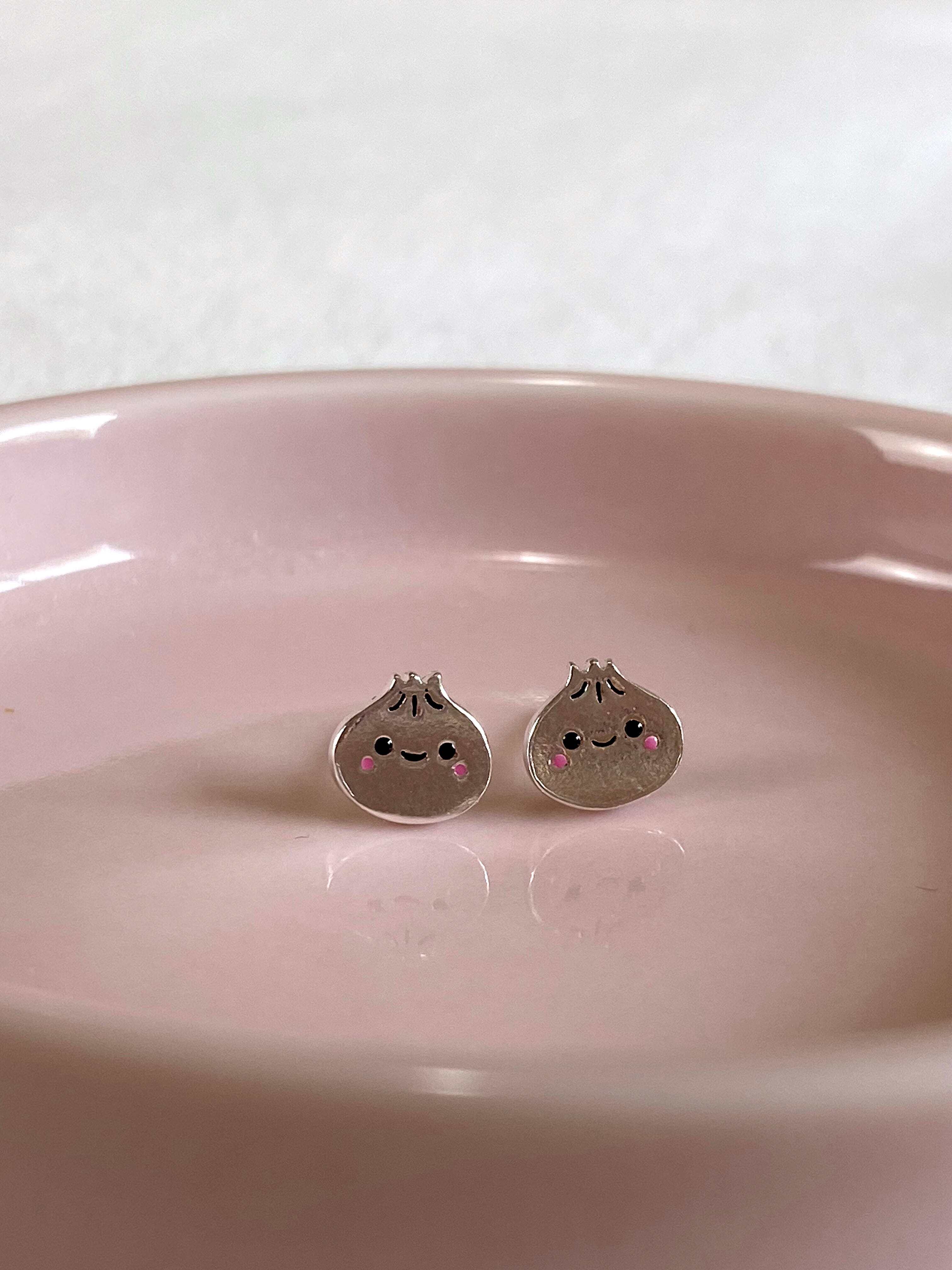 Happy Bao Dumpling Studs - Image 4