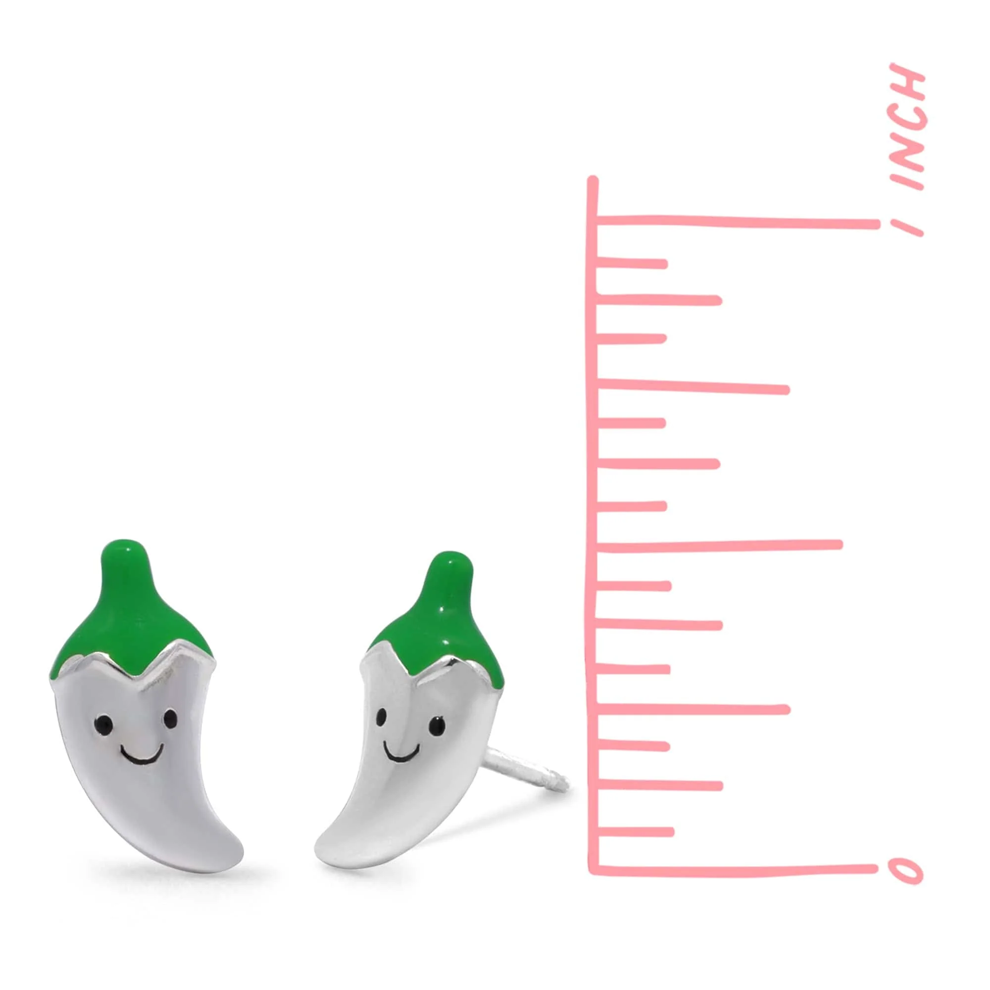Happy Chili Stud Earrings - Image 4