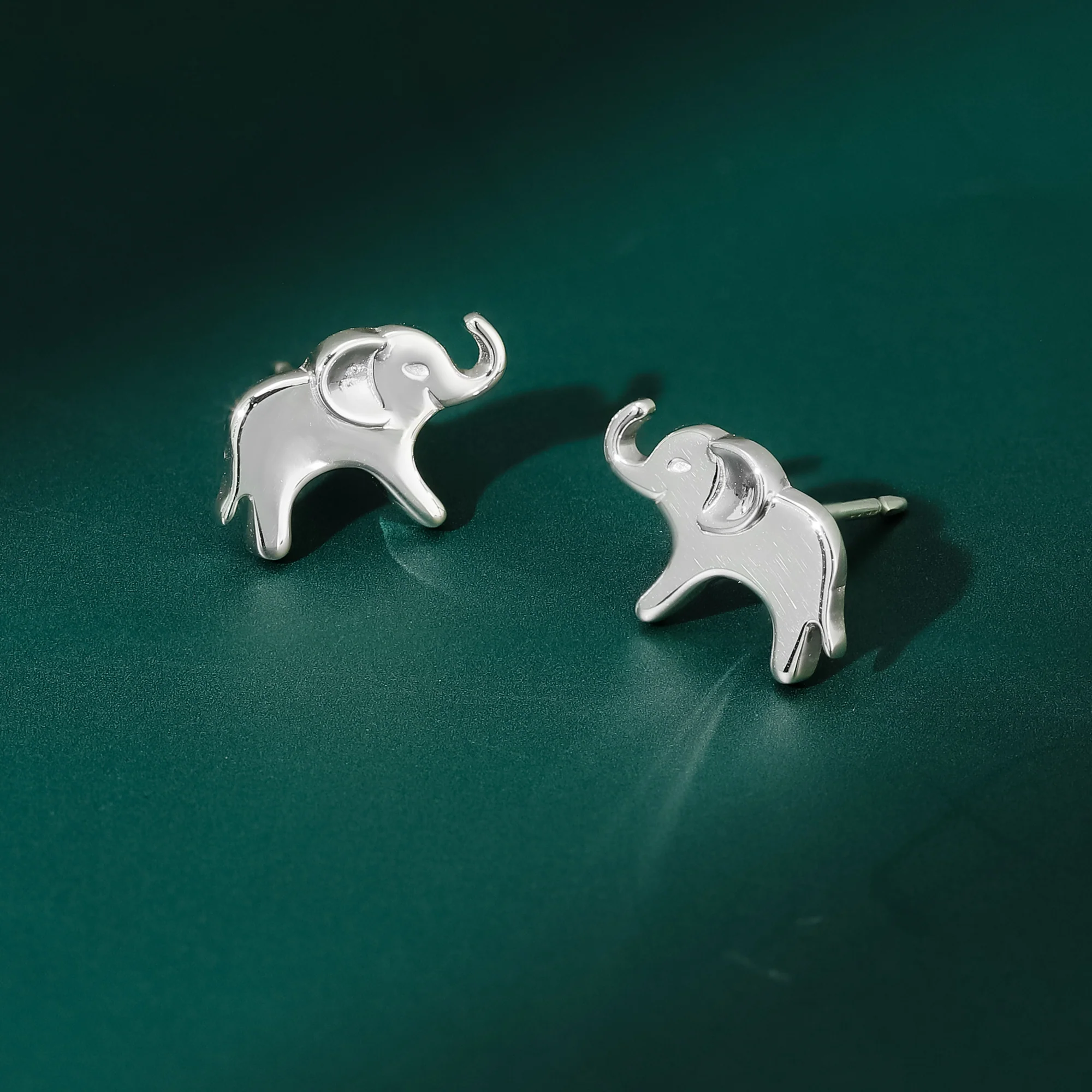 Happy Elephant Stud Earrings - Image 3