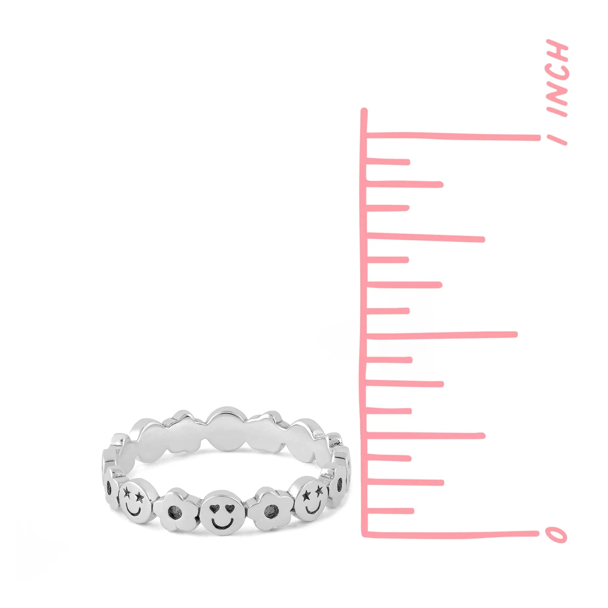 Happy Face Flower Ring - Image 4
